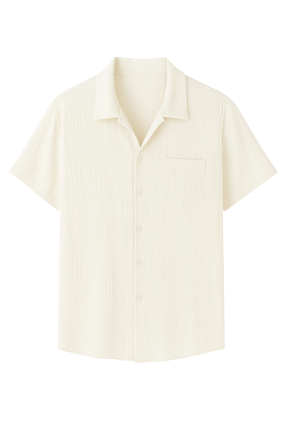 Marco | Camicia Estiva a Coste con Colletto Aperto - Bianco - men's polo men's polo shirt polo shirts & polos - Concept Palermo
