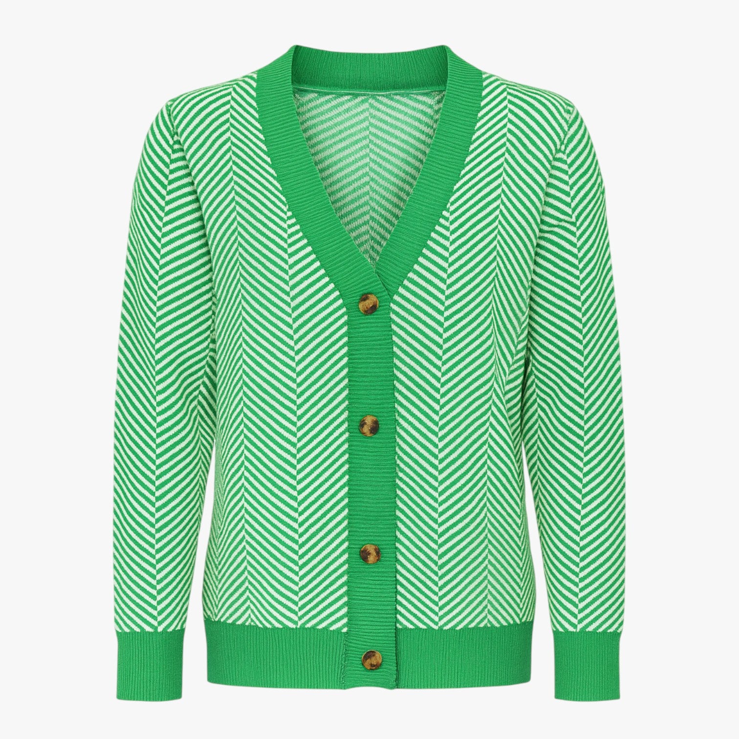 Rebecca | Cardigan con scollo a V da donna - Leggero ed elegante per l'autunno - Gratis Verde - Sweater sweater women sweaters & cardigans - Concept Palermo