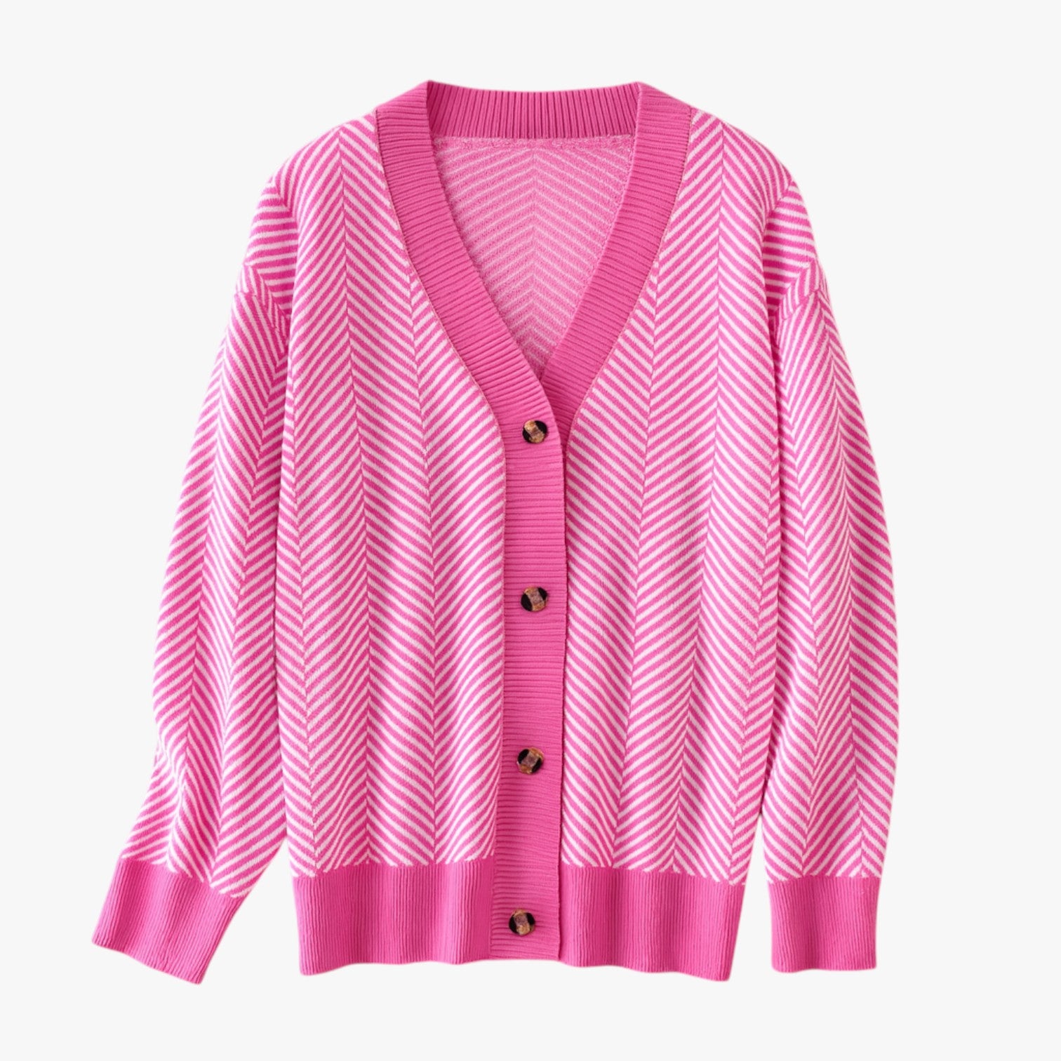 Rebecca | Cardigan con scollo a V da donna - Leggero ed elegante per l'autunno - Gratis Rosso - Sweater sweater women sweaters & cardigans - Concept Palermo