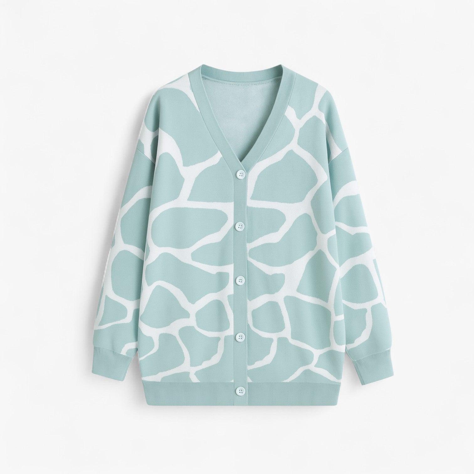 Melanie | Cardigan chic a maglia larga – Eleganza leggera per l'autunno - Grigio Blu - Sweater sweater women sweaters & cardigans - Concept Palermo