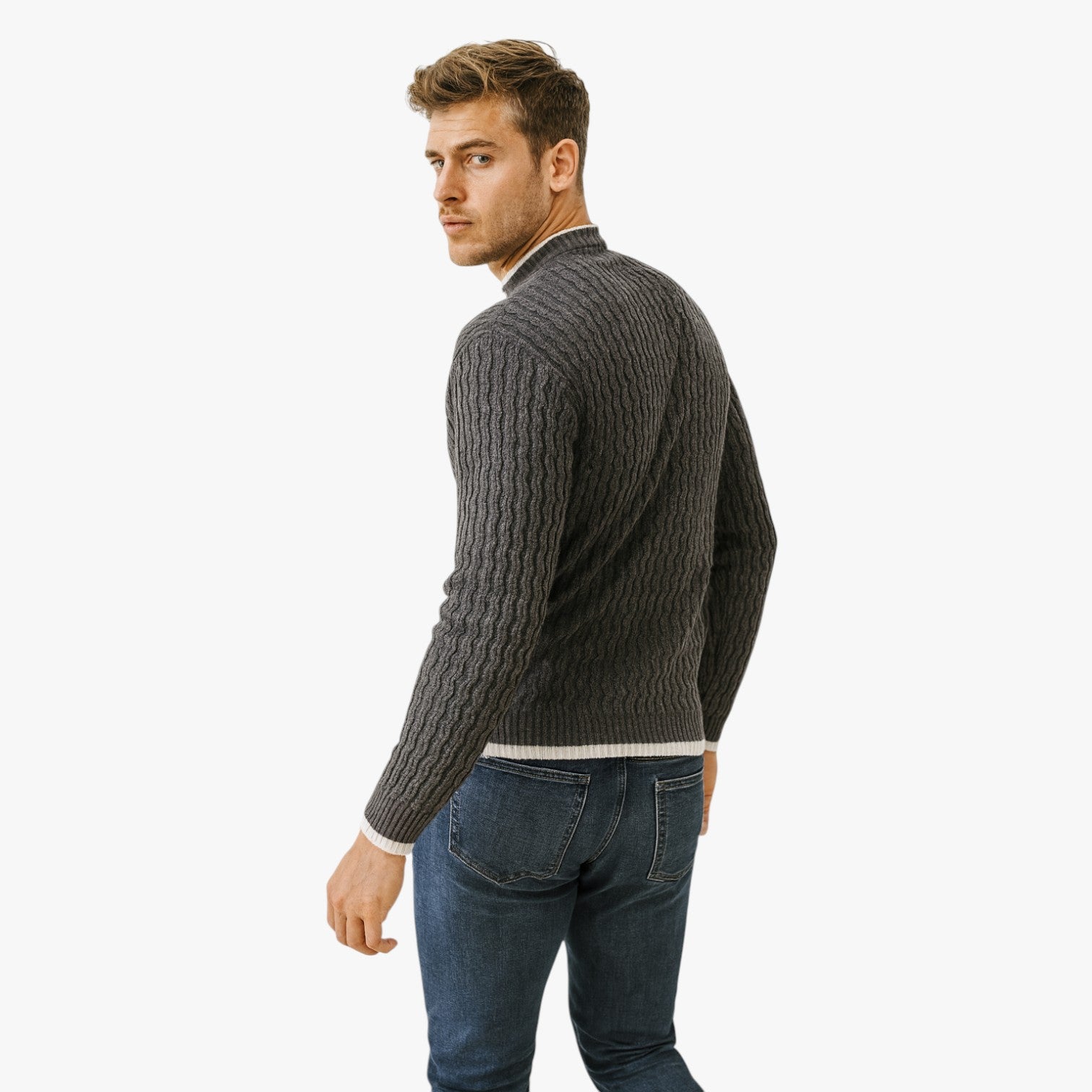 Edward | Maglione Slim da uomo – Stile caldo e giovanile - - Sweater sweater men sweaters & cardigans - Concept Palermo