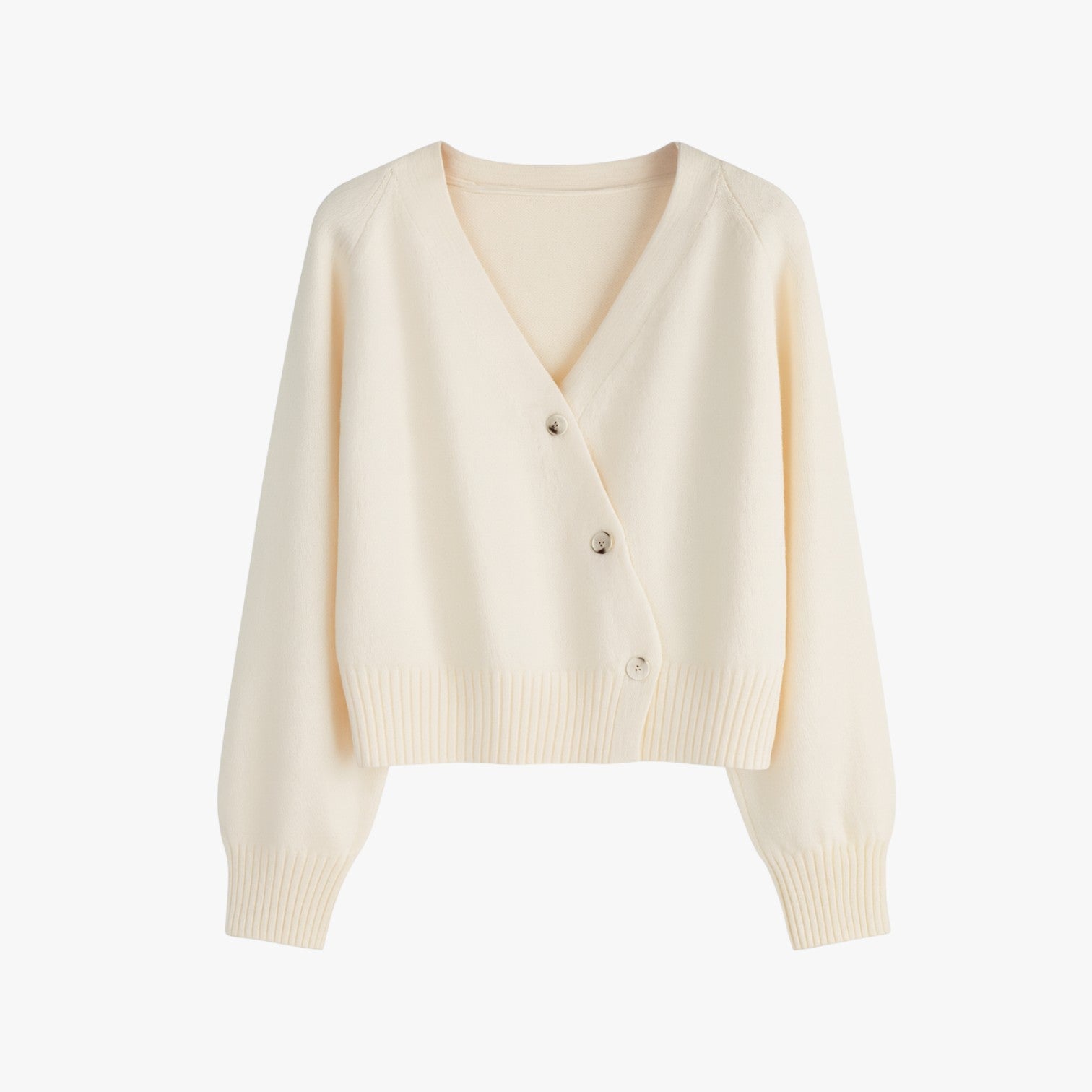 Leah | Cardigan in morbido cashmere con bottoni a spillo, eleganza oversize per la primavera e l'autunno - Personalizzabile Beige - Sweater sweater women sweaters & cardigans - Concept Palermo
