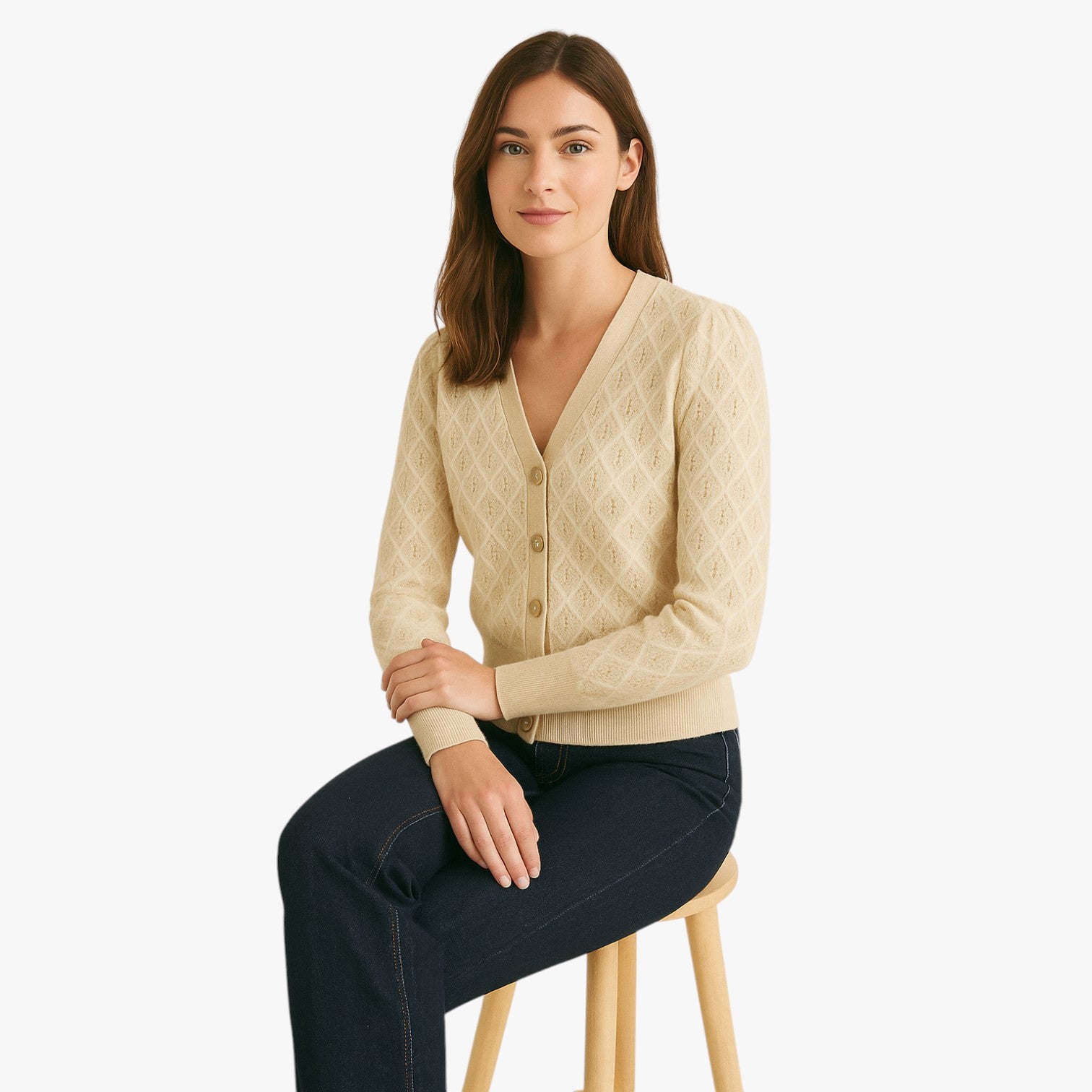 Alora | Cardigan con paillettes da donna: eleganza traspirante e stile casual - - Sweater sweater women sweaters & cardigans - Concept Palermo