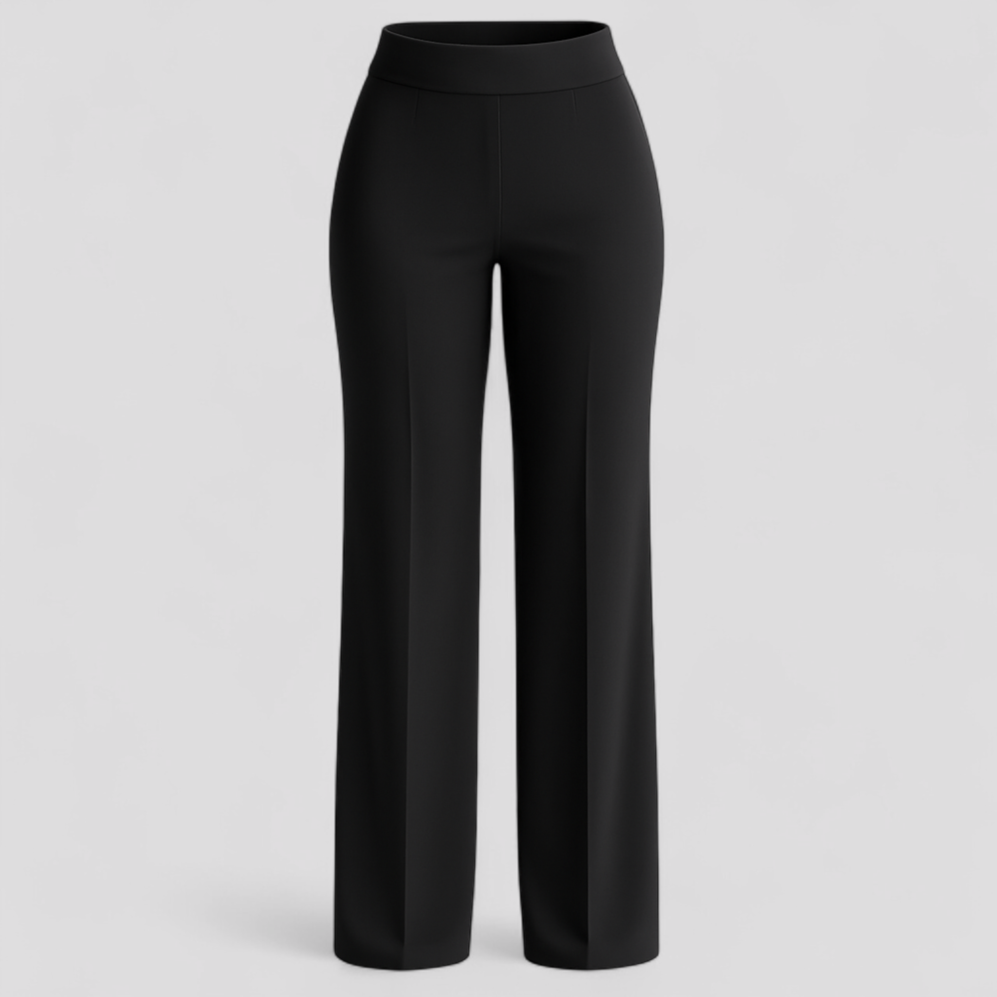 Bruna | Pantaloni Donna Confortevoli e Eleganti - Nero - ComfortCurve pantaloni casual pantaloni confortabili pantaloni elasticizzati pantaloni eleganti pantaloni per ogni occasione pantaloni professionali pantaloni traspiranti pantaloni vita alta - Concept Palermo