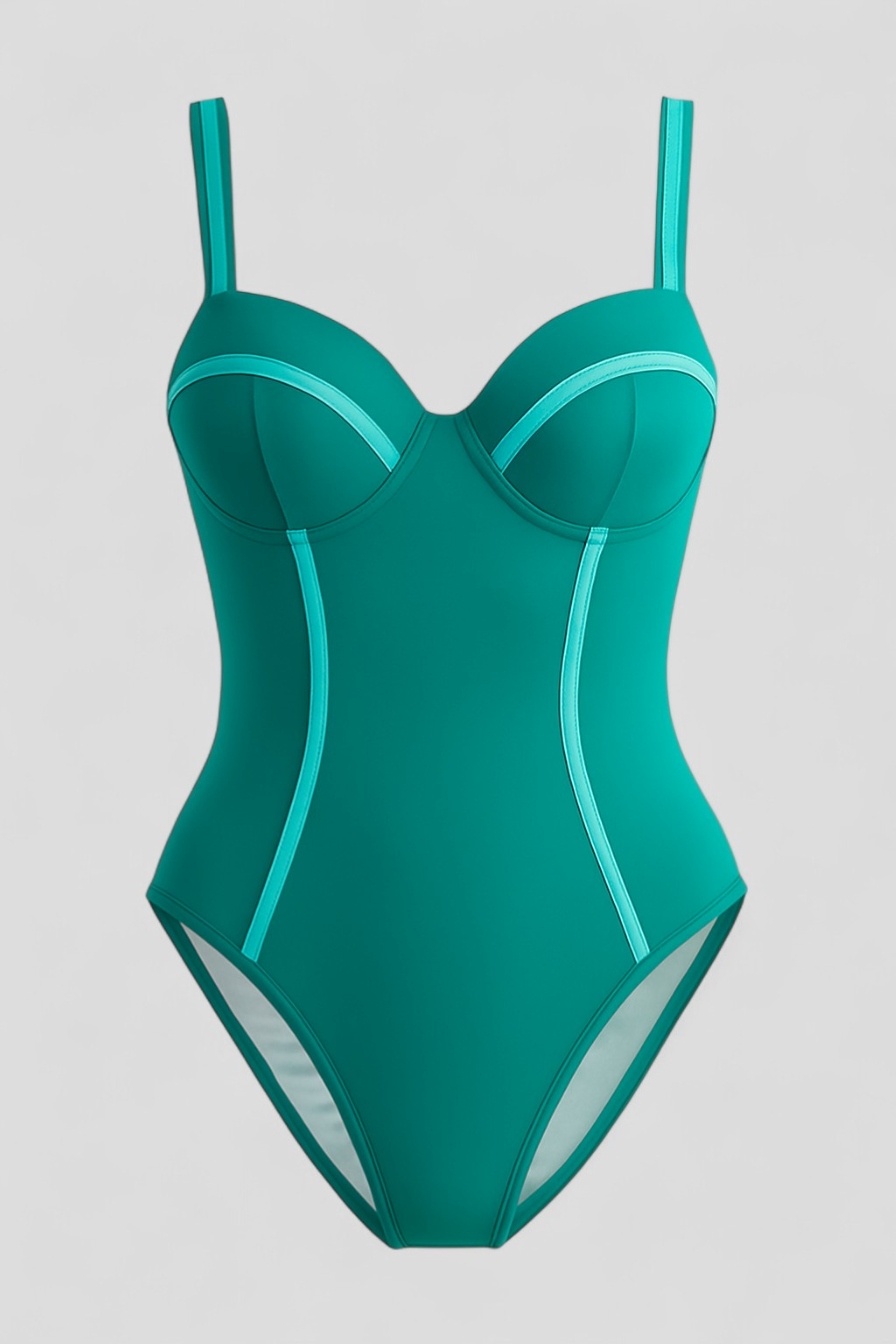 Robyn | Costume Intero Slim Fit Donna Elegante - Blu-Verde - abbigliamento estivo abbigliamento per il mare bikini intero costume da bagno confortevole costume da bagno elegante costume da bagno intero costume da mare costume da piscina costume sexy costume slim fit - Concept Palermo