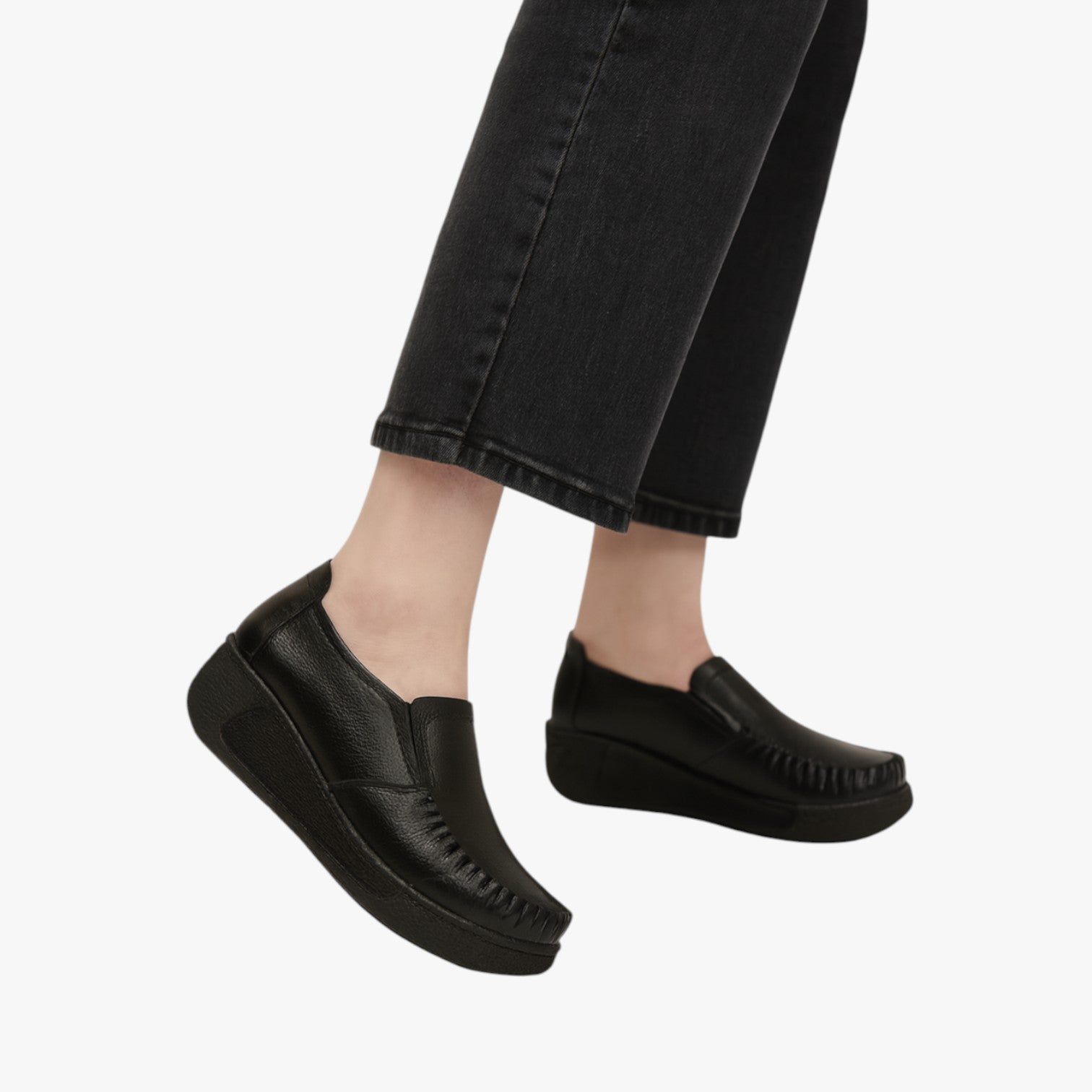 Adrianna | Mocassini in vera pelle - Morbidi e comodi con plateau per le mamme - - shoes shoes for women womens shoes - Concept Palermo