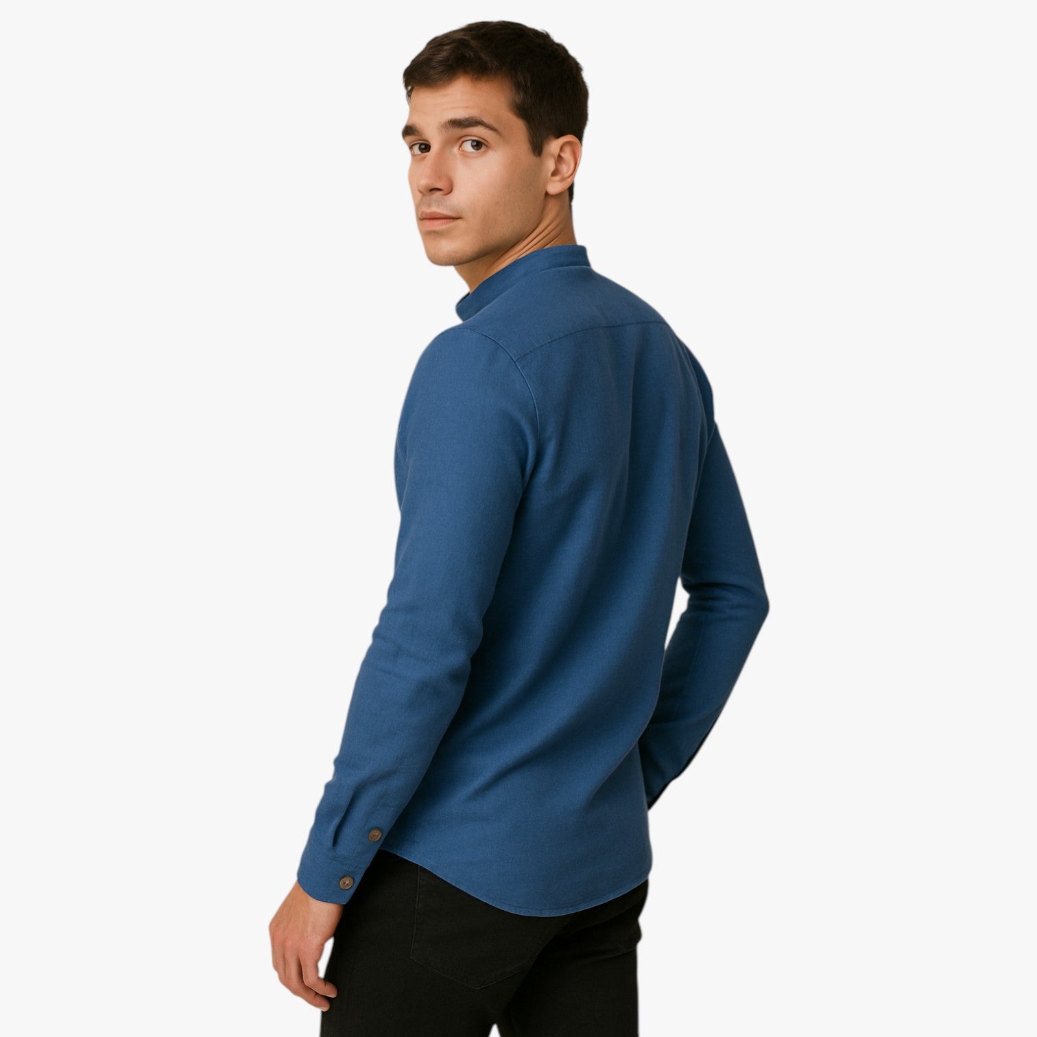 Railey | Camicia da uomo in cotone e lino - Freschezza primaverile con stile casual - - men's top Tops - Concept Palermo