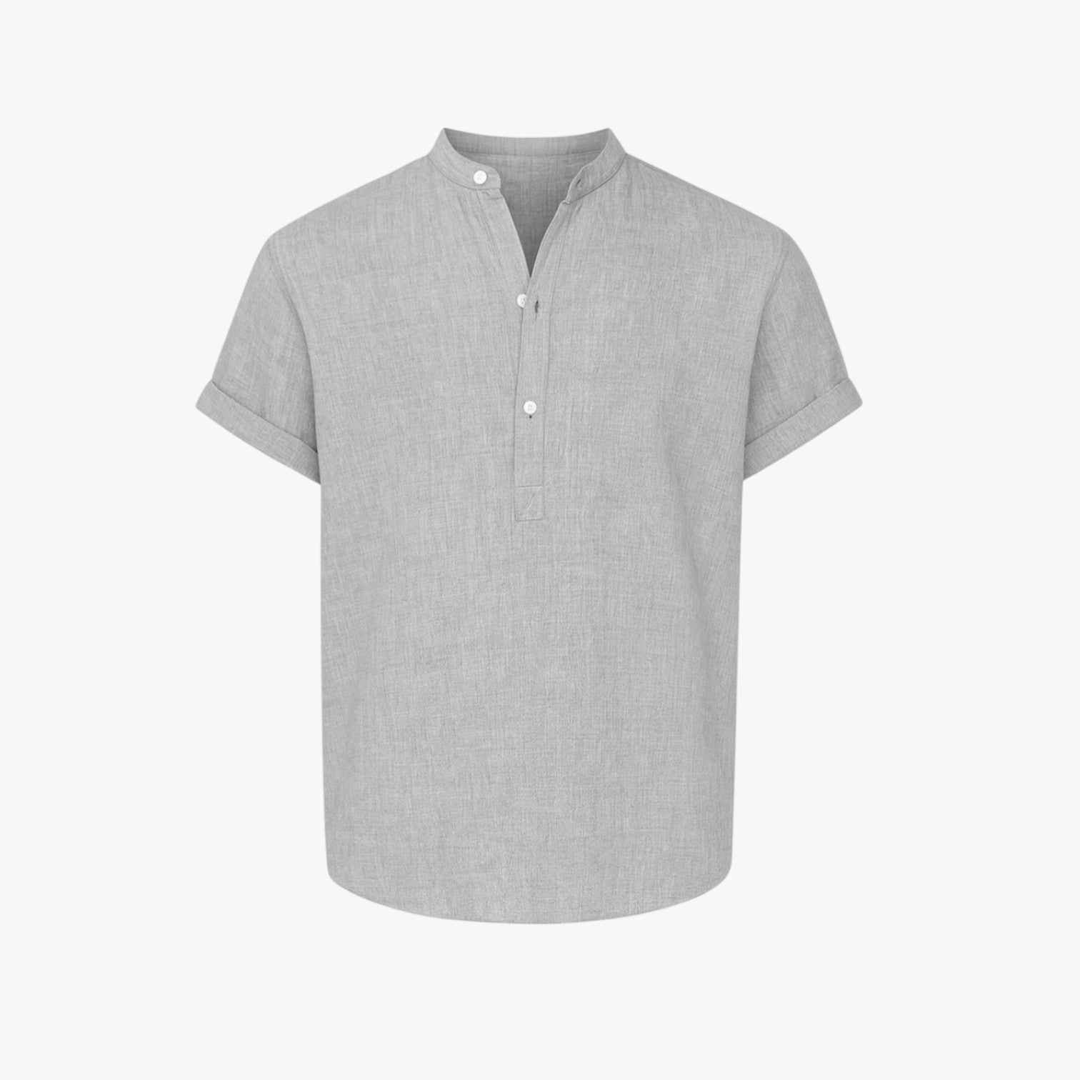 Albert | Camicia in lino da uomo - Leggerezza e stile per ogni giorno - Grigio - clothes clothes men mentops Tops - Concept Palermo