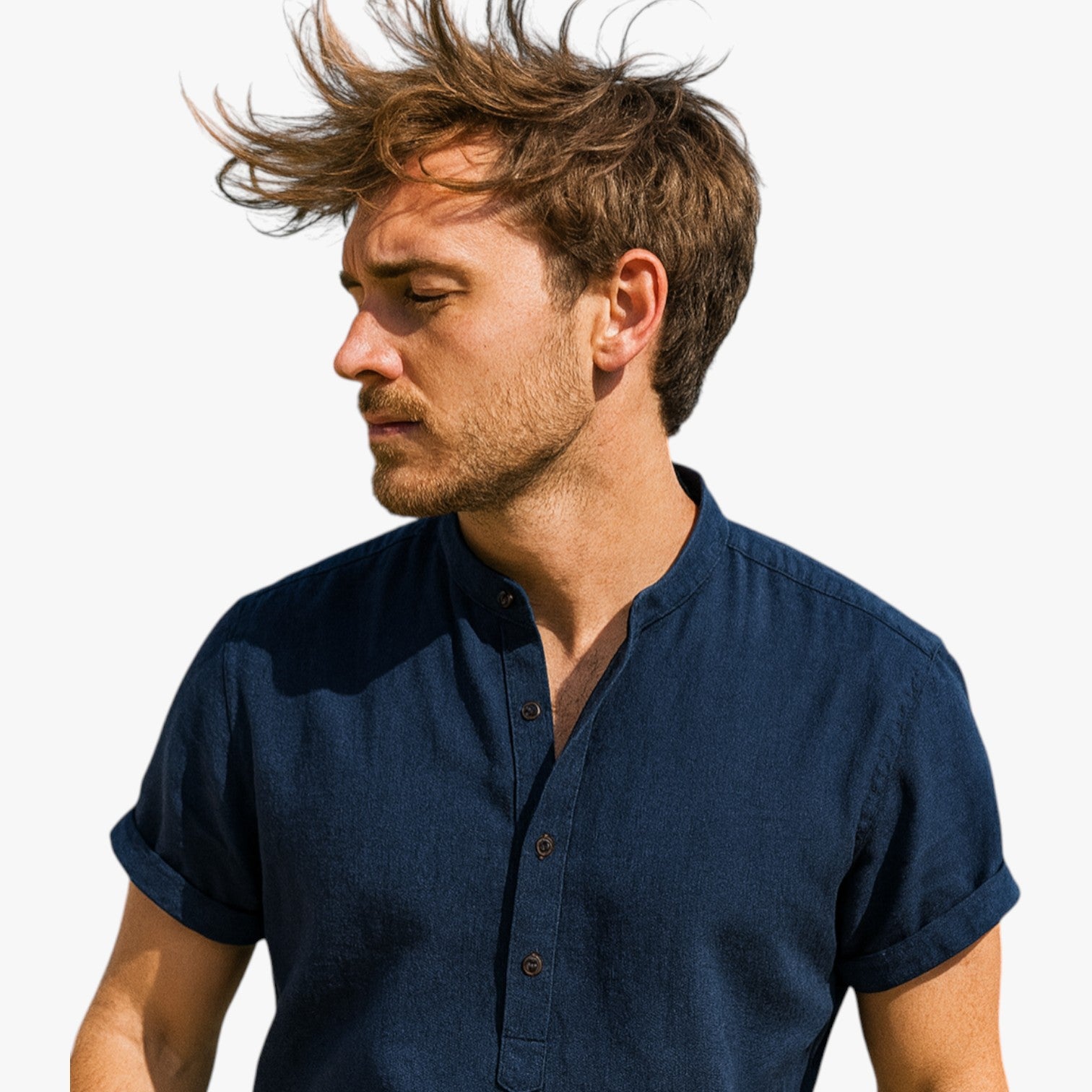 Albert | Camicia in lino da uomo - Leggerezza e stile per ogni giorno - - clothes clothes men mentops Tops - Concept Palermo