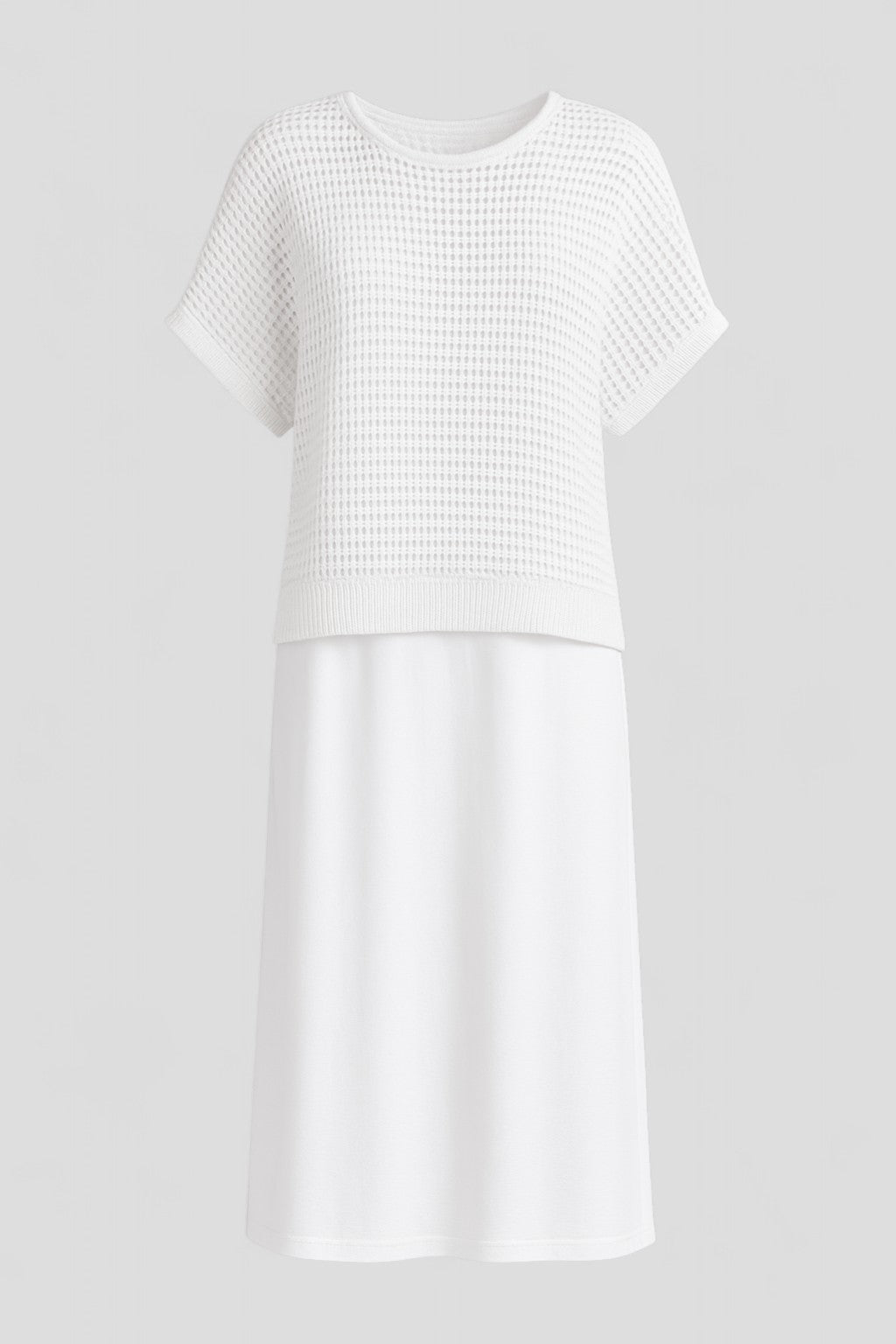 Airis | Abito Estivo Elegante Donna Midi - Bianco - abbigliamento donna abito elegante abito estivo fashion summer moda estate outfit estivo stile estivo vestito fresco - Concept Palermo