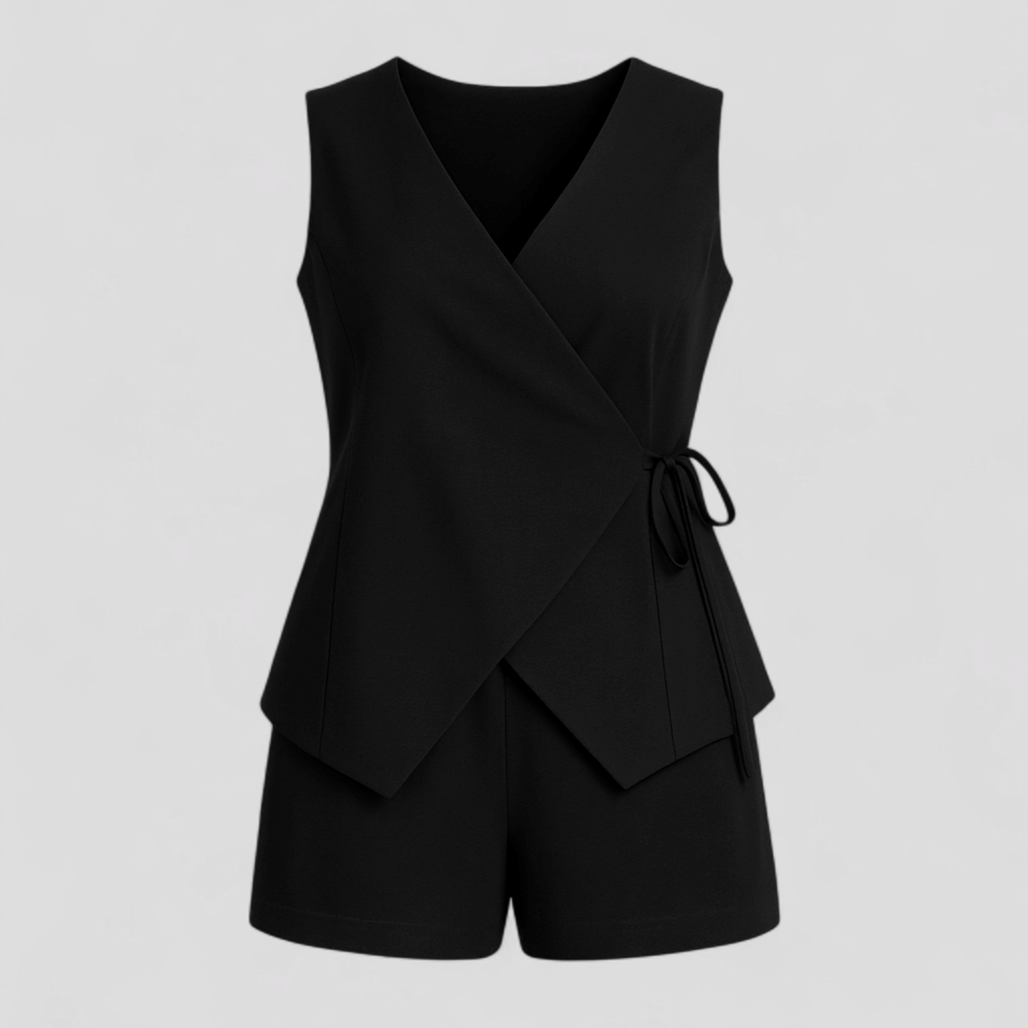Aleece | Mono Elegante per Donna Minimalista Chic - Nero - abbigliamento casual abito elegante moda donna mono alla moda mono chic mono elegante outfit sofisticato stile minimalista - Concept Palermo