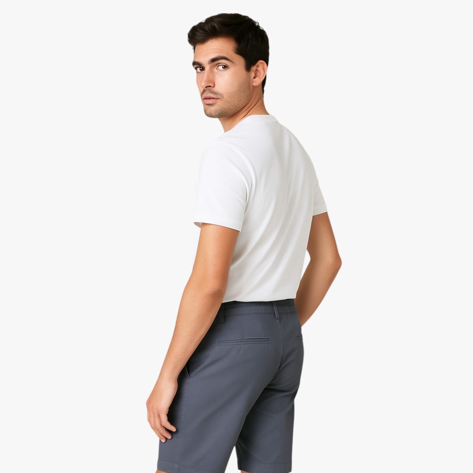 Grant | Pantaloncini da uomo in cotone elasticizzato: comfort premium per il relax - - Herren Shorts komfortable Shorts shorts for men Summer shorts - Concept Palermo