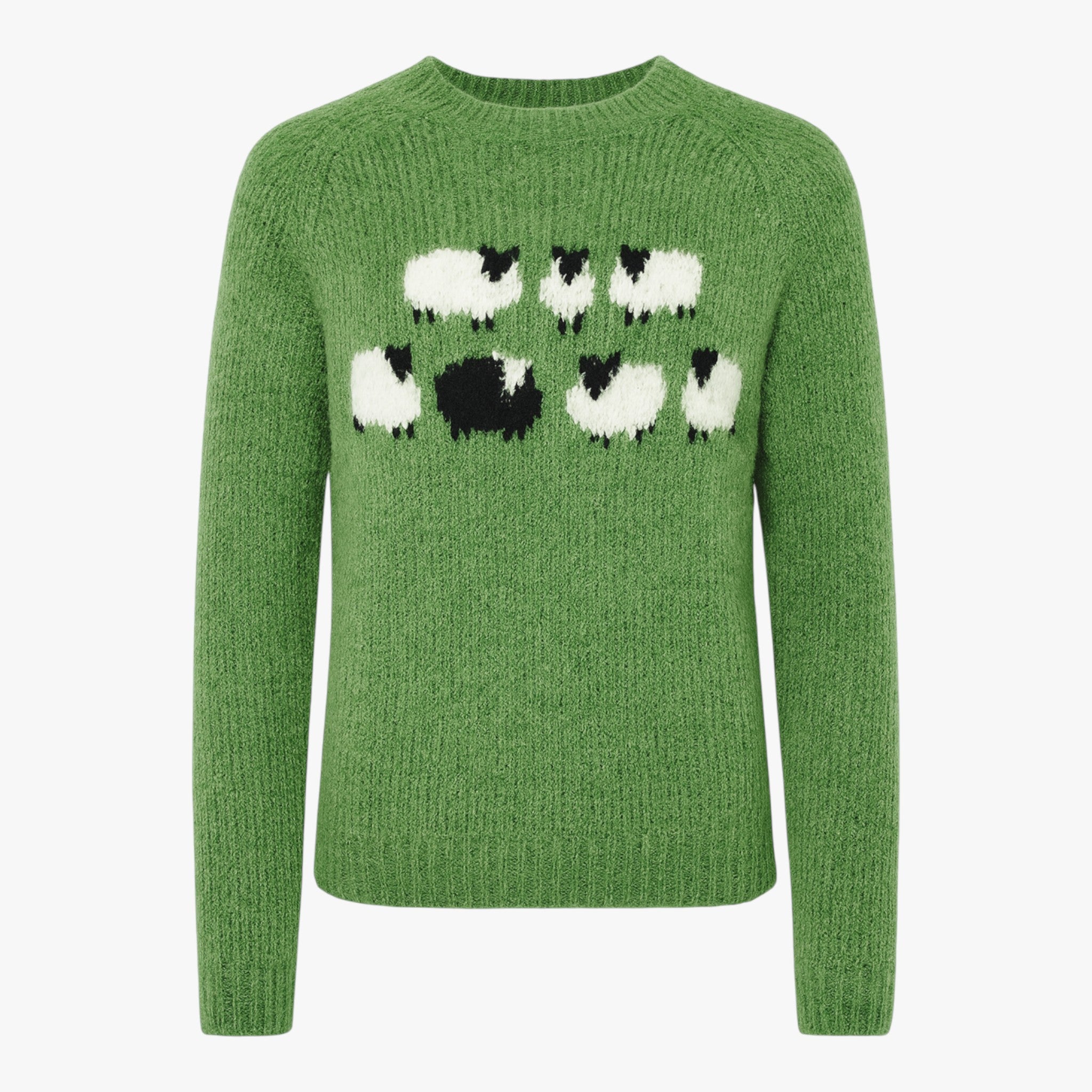 Poppy - Maglione Retrò Elegante e Confortevole per un Effetto Chic - Verde - knitted sweaters P001 Retro sweaters sweater sweaters women cardigan women sweater - Concept Palermo