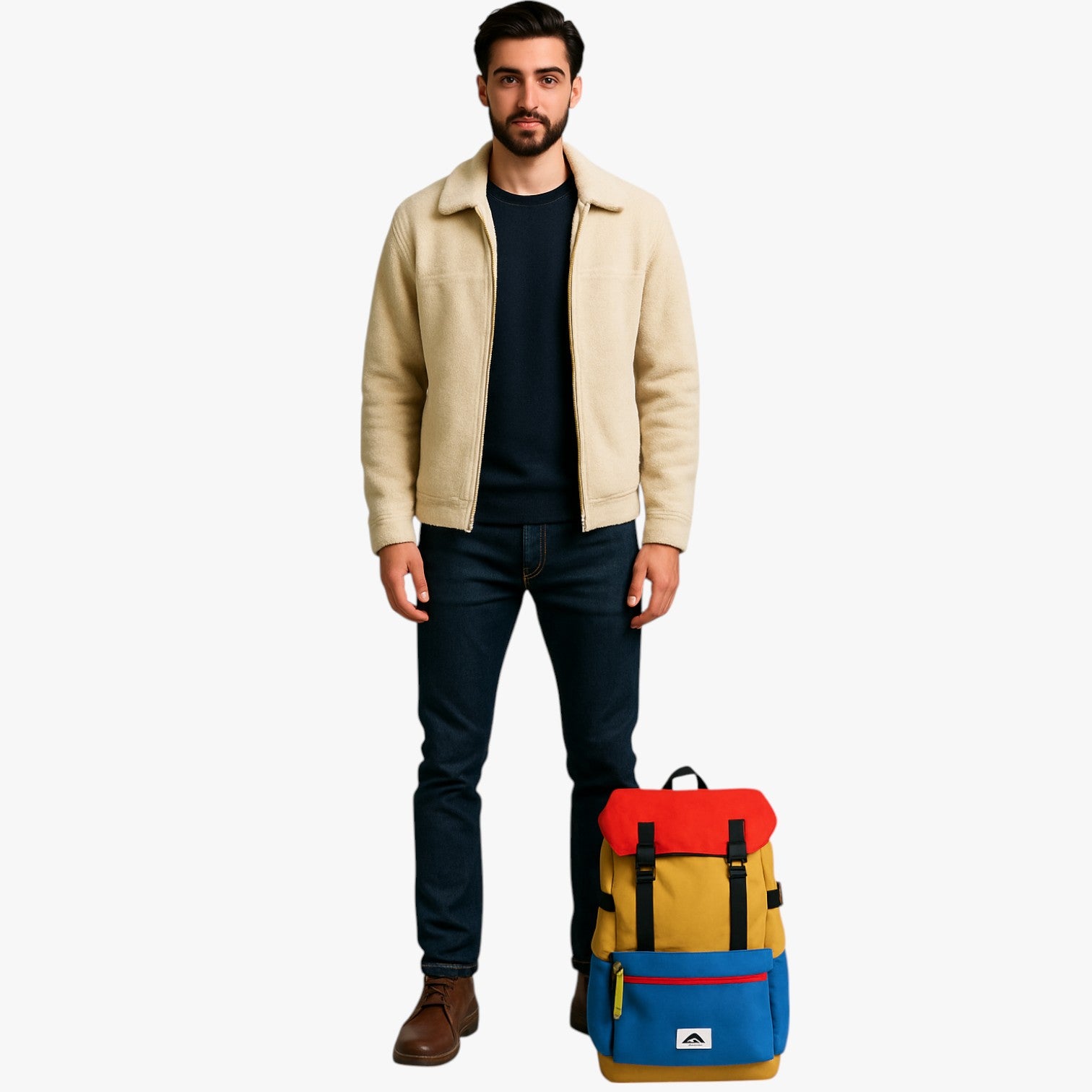 Gael | Zaino elegante e spazioso - con fodera resistente - - Backpacks Bags mens bag - Concept Palermo