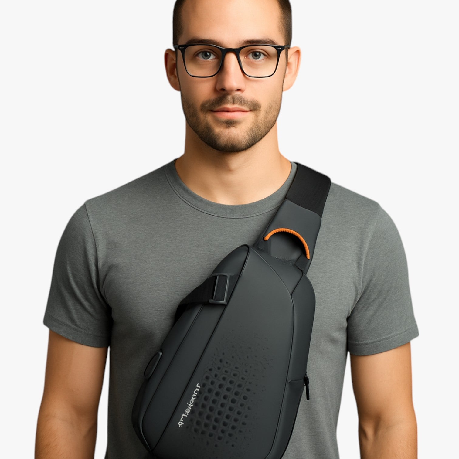 Borsa a tracolla impermeabile Dominick con USB: stile e ricarica sempre con te - - Bags mens bag - Concept Palermo