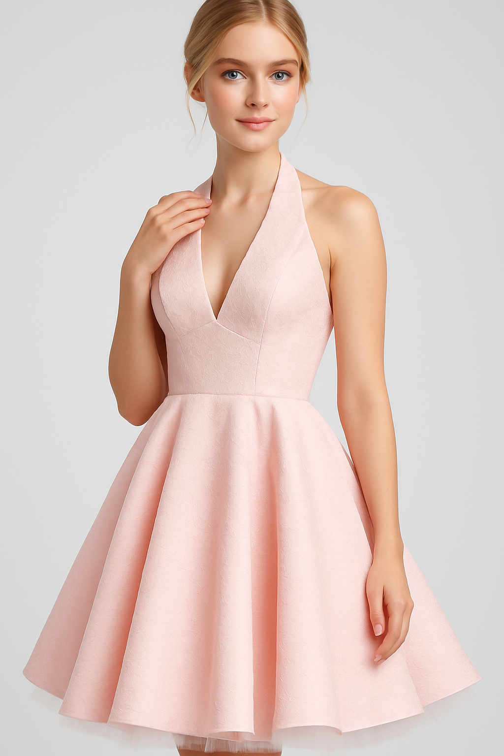 Adrianna | Abito Midi Elegante con Schiena Scoperta - - abito elegante abito midi corsetto gonna leggera look sofisticato moda femminile schiena scoperta tessuto luminoso vestito da cerimonia vestito per occasioni speciali - Concept Palermo