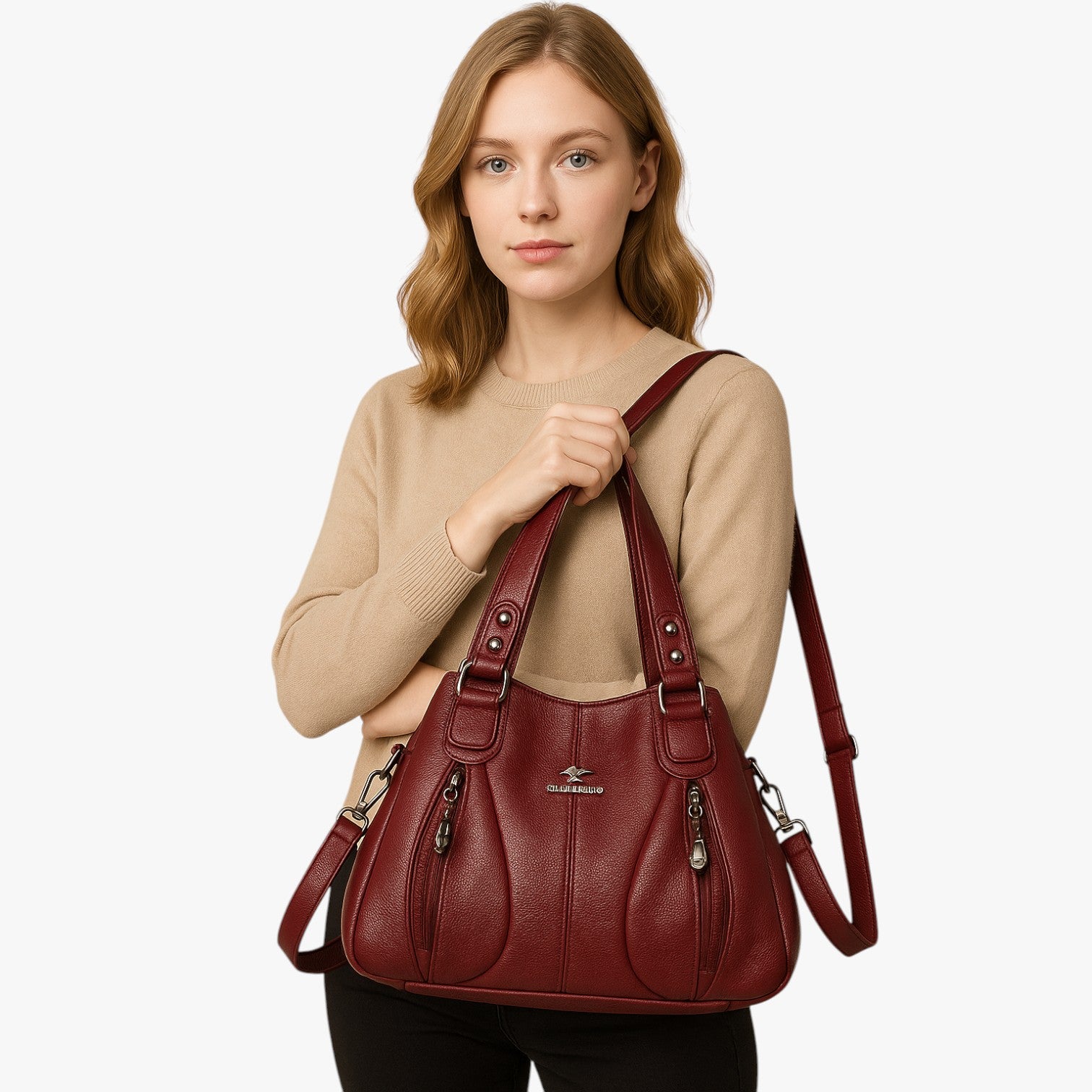 Viviana | Eleganza quotidiana - La borsa a tracolla in pelle che valorizza ogni look - - bag women bags Women's handbags - Concept Palermo