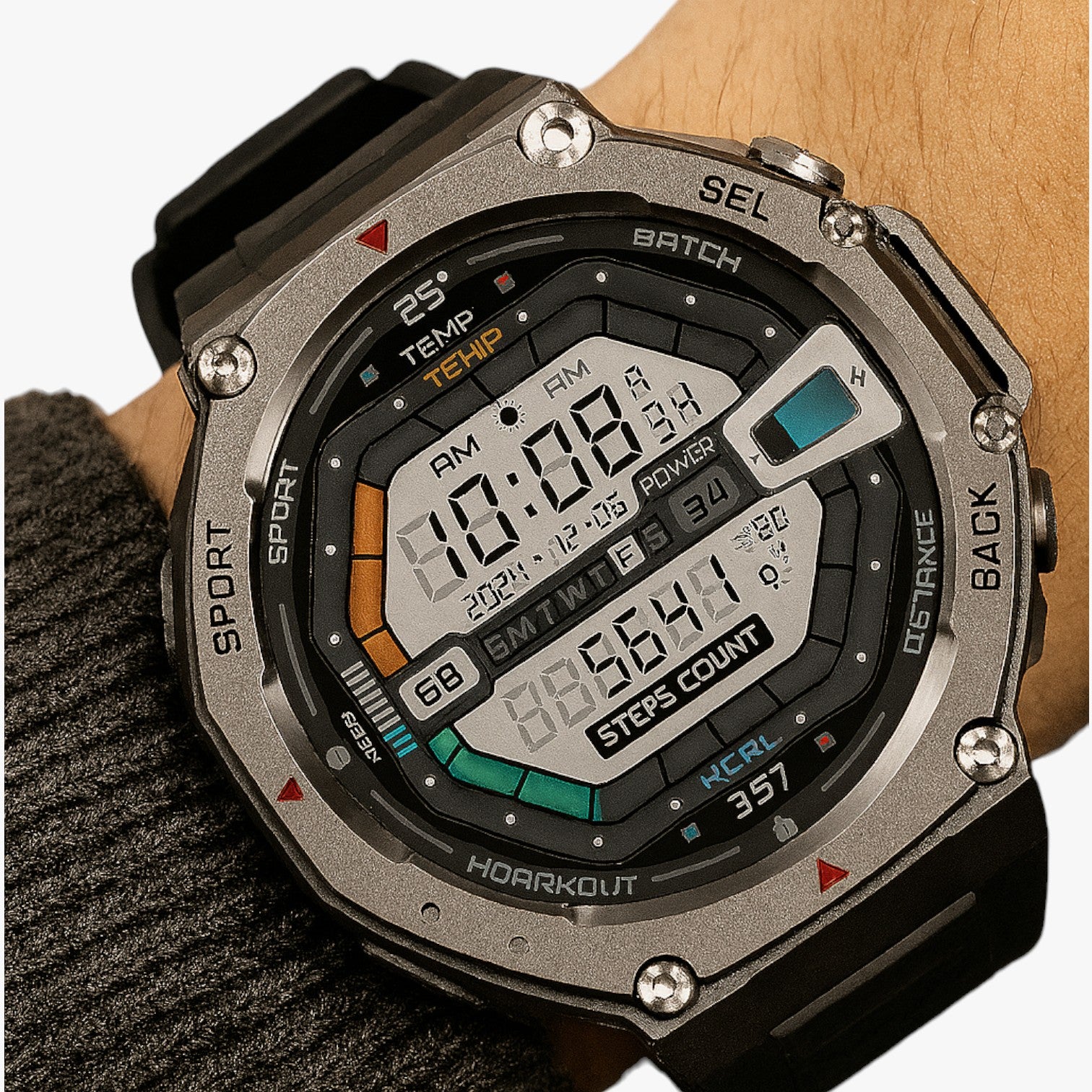 Rodrigo | Smartwatch sportivo da uomo: chiamate, GPS e bussola con un solo tocco - - Smart Watches watch watch for men WATCHES FOR MEN - Concept Palermo