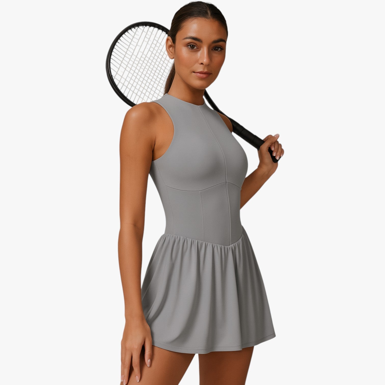 Athena | Completo gonna da tennis con reggiseno push-up incorporato - - women clothes women set clothes women sportswear - Concept Palermo