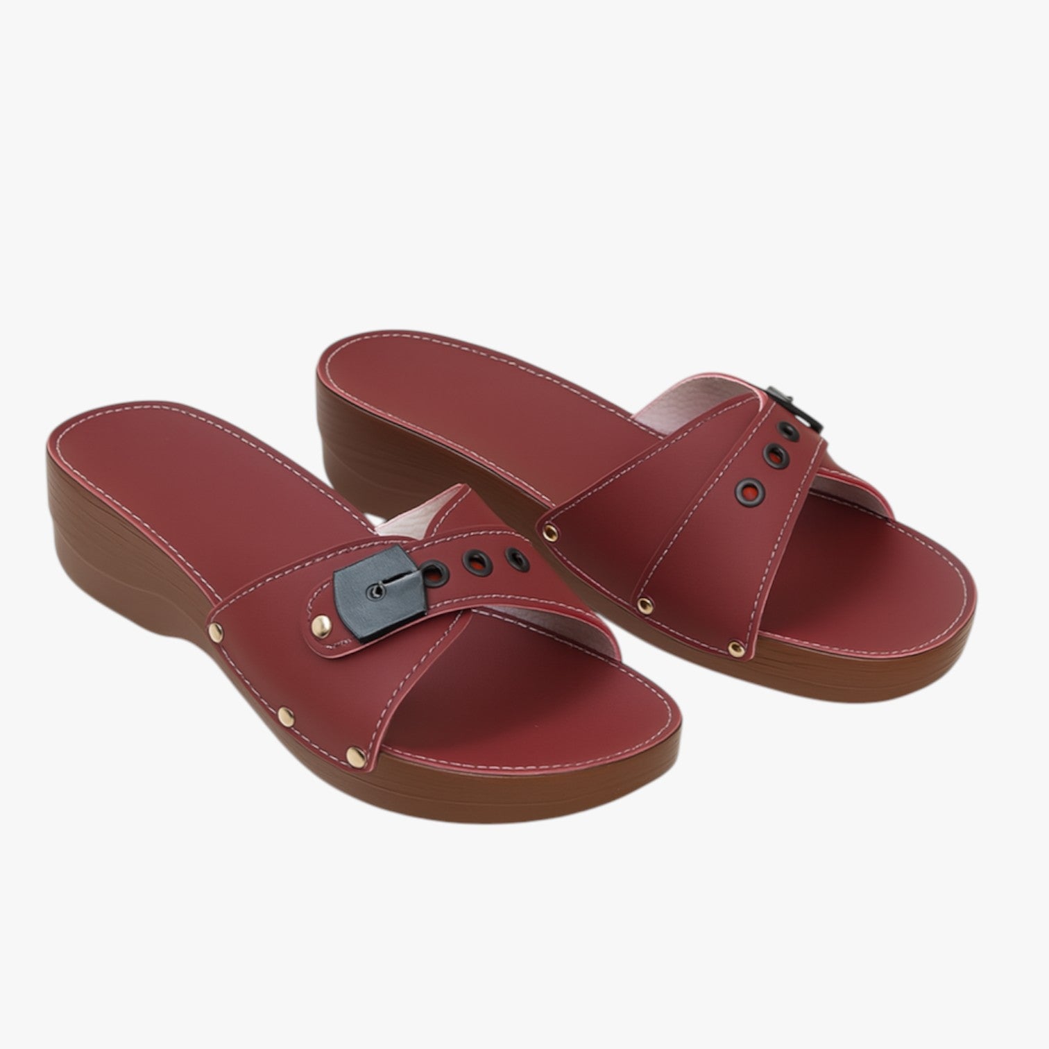 Cassandra | Eleganza estiva e comfort morbido ad ogni passo - Red - breathable sandals casual sandals easy wear sandals fashion sandals women sandals - Concept Palermo