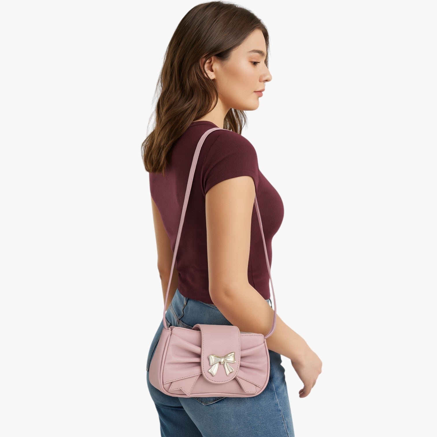 Alilie | Pochette elegante da donna – Borsa compatta ed elegante - - Bags Shoulder Bags Women's shoulder bag - Concept Palermo