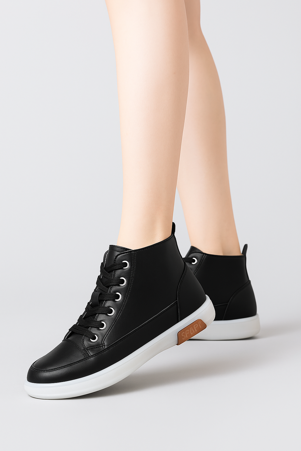 Lina | Sneakers casual a metà polpaccio con cuciture pulite - - shoes shoes for women Shoes women sneakers - Concept Palermo