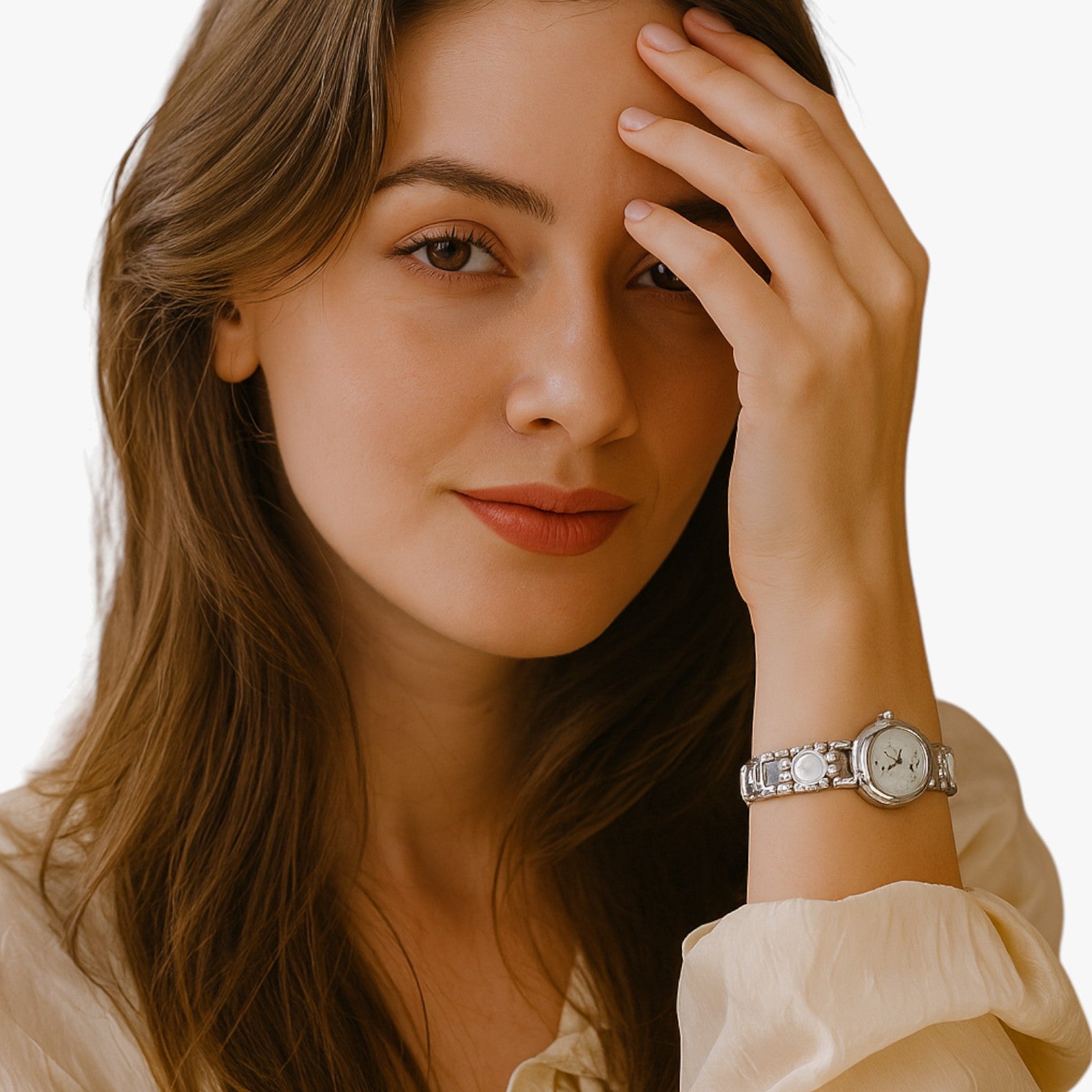 Mira | Elegante orologio da polso in conchiglia di perle - - female watch ladies watch watch watch for women watches - Concept Palermo