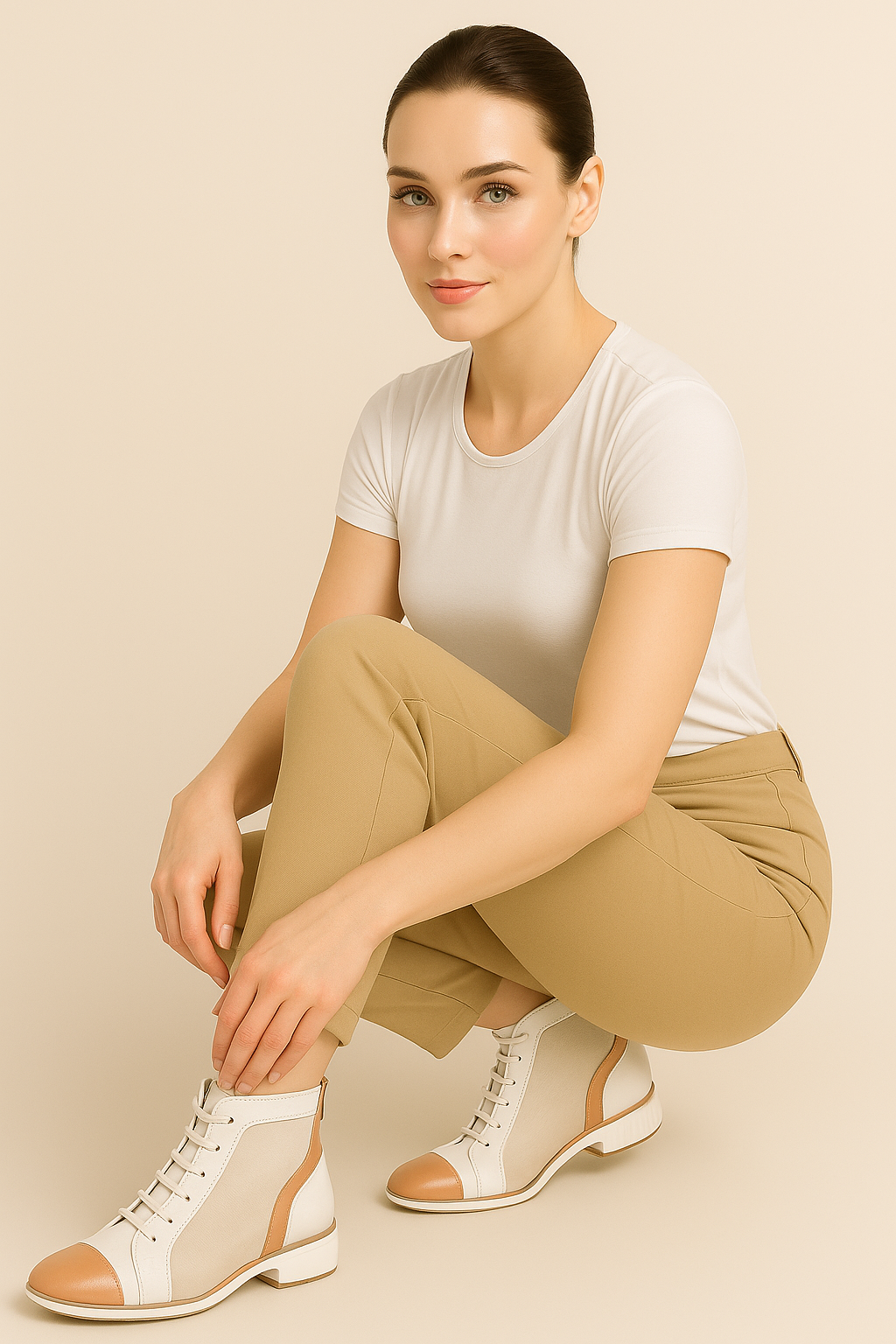 Naomi | Sneakers Estive in Rete Bicolore con Suola Bassa - - shoes shoes for women shoes woman Shoes women woman shoes summer 2025 - Concept Palermo