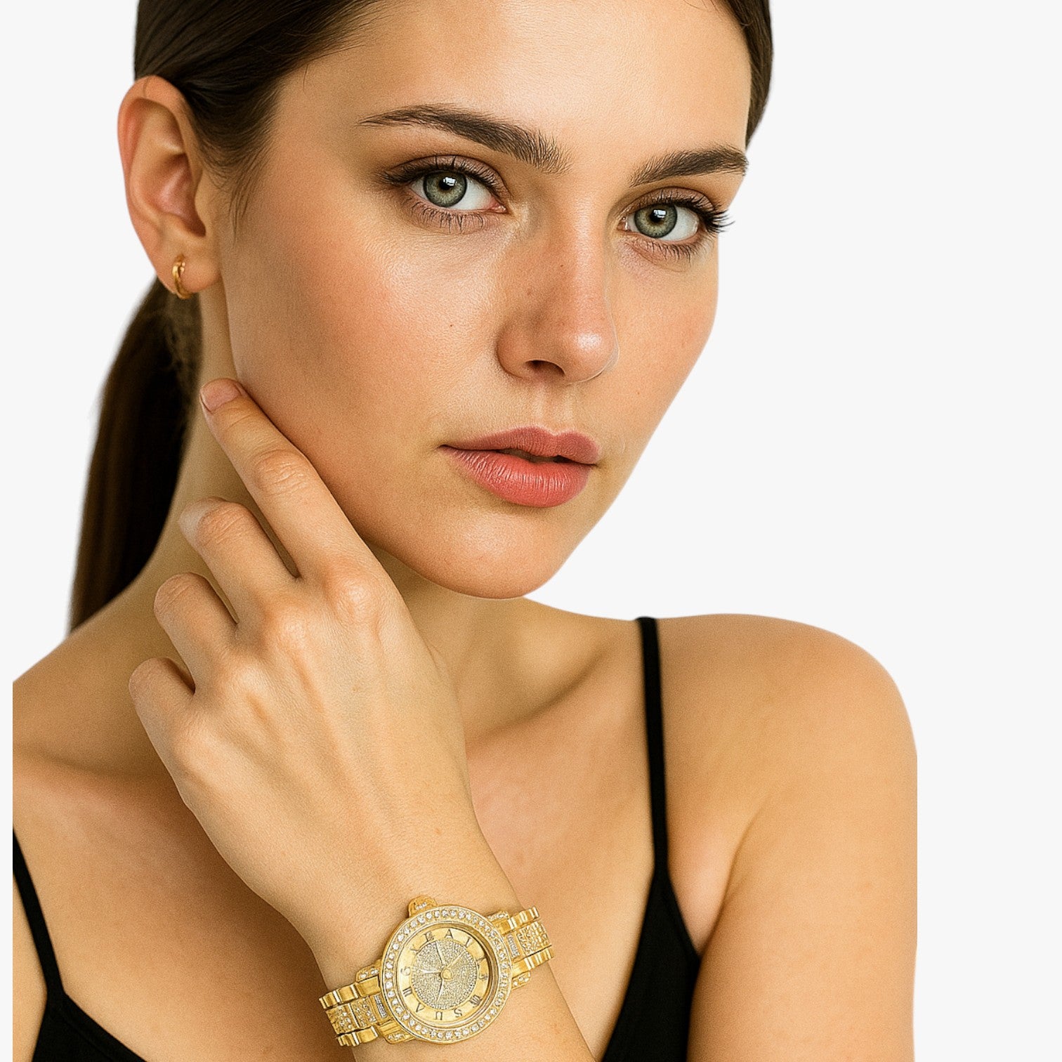 Evelynn | Elegante orologio in acciaio e cristallo da donna - - female watch ladies watch watch watch for women watches - Concept Palermo