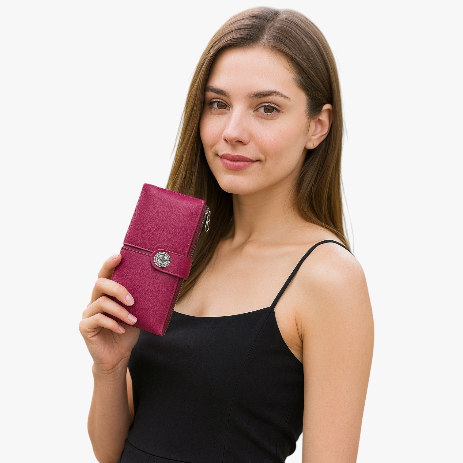 Alivia | Portafoglio Donna in Pelle con AirTag Elegante, Sicuro e Multiuso - - wallet wallets womens wallet - Concept Palermo
