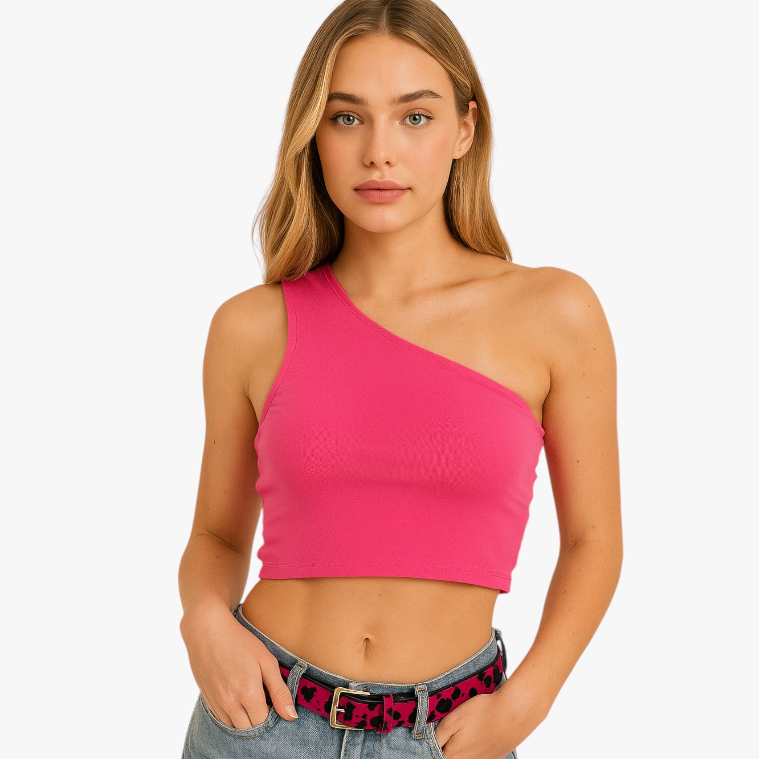 Julianna | Cintura in Pelle Leopardata con Fibbia Elegante - - Belts waist belt for women Womens belt - Concept Palermo