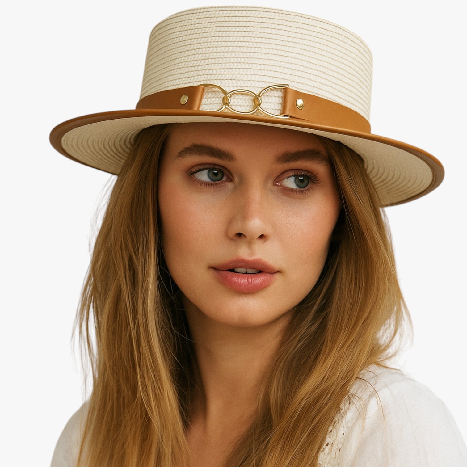 Kalani | Cappello Estivo di Paglia con Fiocco Elegante Donna - - hat Hat for girls summer hat sun hat Sun Hats women hat - Concept Palermo