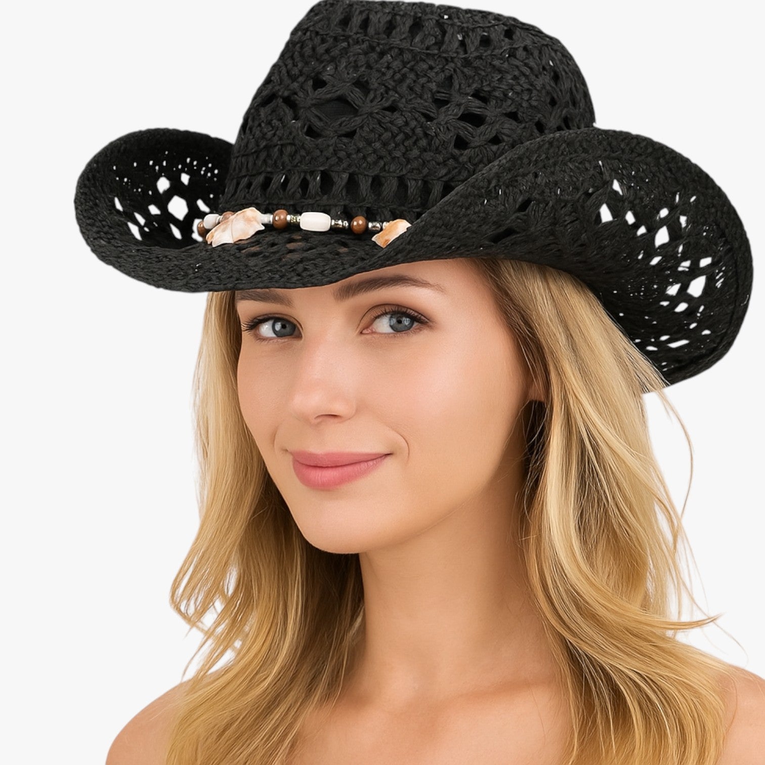 Skye | Cappello Cowboy Unisex in Paglia Vintage - - hat Hat for girls women hat womens hat - Concept Palermo