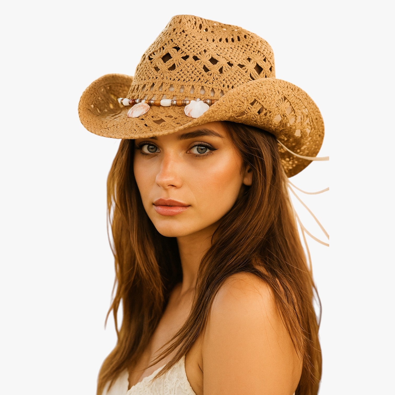 Skye | Cappello Cowboy Unisex in Paglia Vintage - - hat Hat for girls women hat womens hat - Concept Palermo