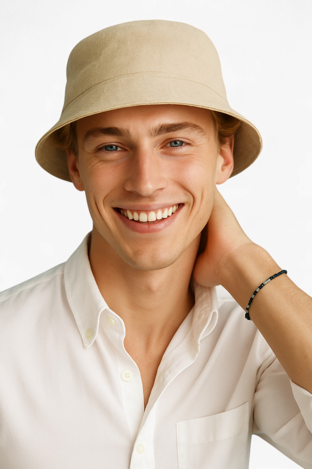 Luca | Cappello a secchiello da uomo in lino beige - - beach_styles bundle:bw24all BW-2024-ALL-PRODUCTS BW24_20 FIRST_TIME gender:male look-products:synced Loop_hat no-collection:2024-11-25_2024-12-02 ranked-handles:synced Return Reason - Defult 01 summer-deals-2024-men summer-men-2024 summer-men-collection-2024 type:hat YCRF_all-products YGroup_tech-linen-hat - Concept Palermo
