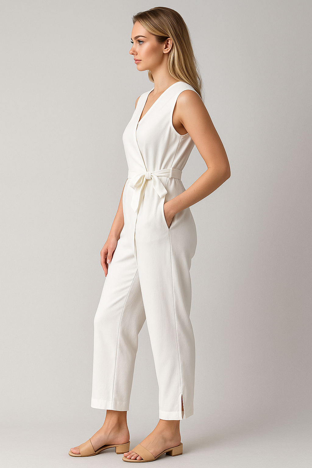 Leona | Jumpsuit Donna Elegante Senza Maniche - - abbigliamento femminile combinazione di stile e comfort davvero facile da indossare jumpsuit elegante jumpsuit estiva jumpsuit in vari colori jumpsuit senza maniche jumpsuit versatile outfit per occasioni speciali taglie disponibili jumpsuit - Concept Palermo