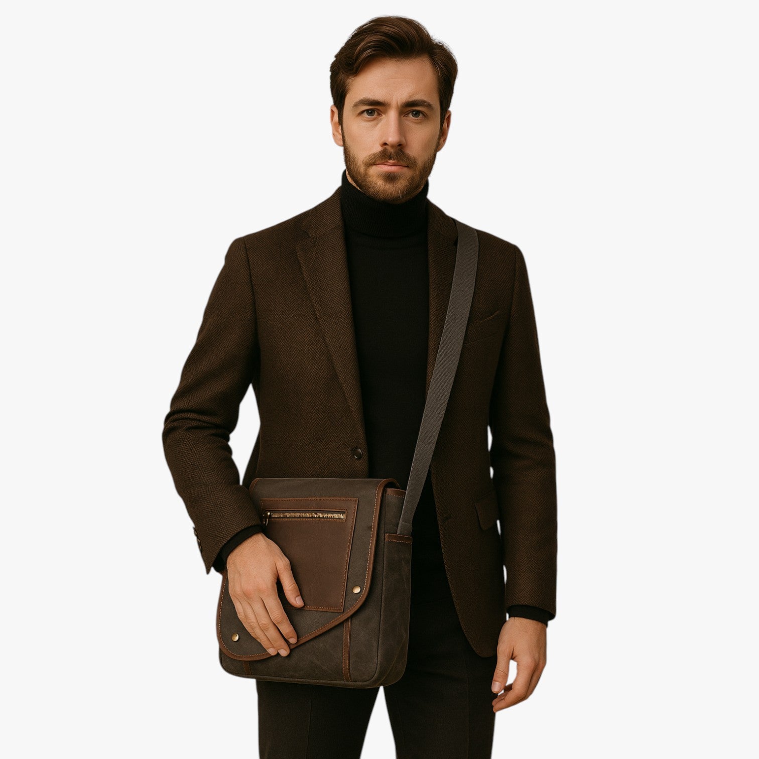 Alex | Borsa a tracolla vintage antifurto e impermeabile - - bag Bags bags for men mens bag Shoulder & Crossbody Bags - Concept Palermo