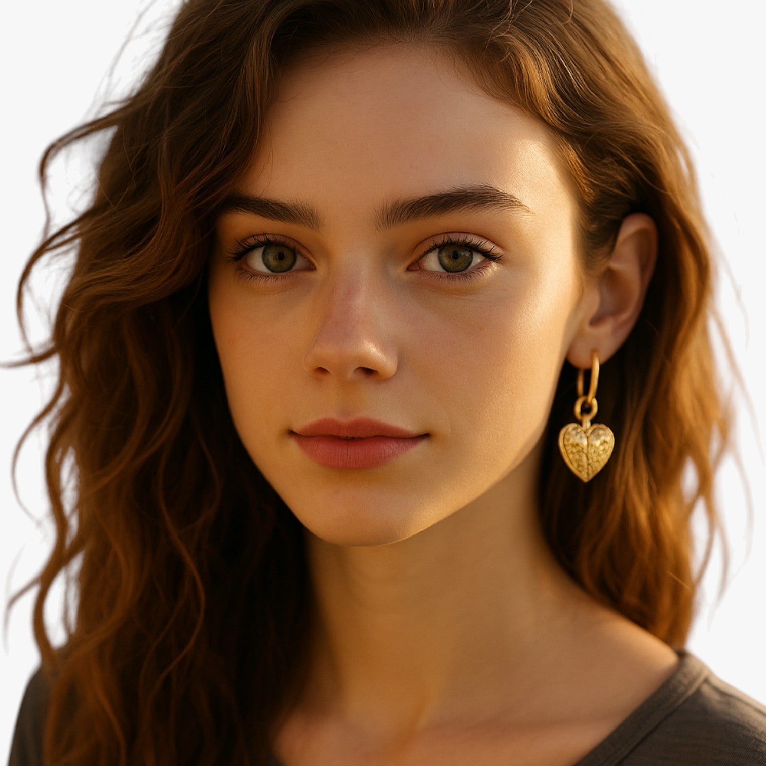 Martha | Eleganti orecchini a forma di cuore retrò - - EARRINGS Earrings for Women Girls New Fashion Earrings womens earring - Concept Palermo