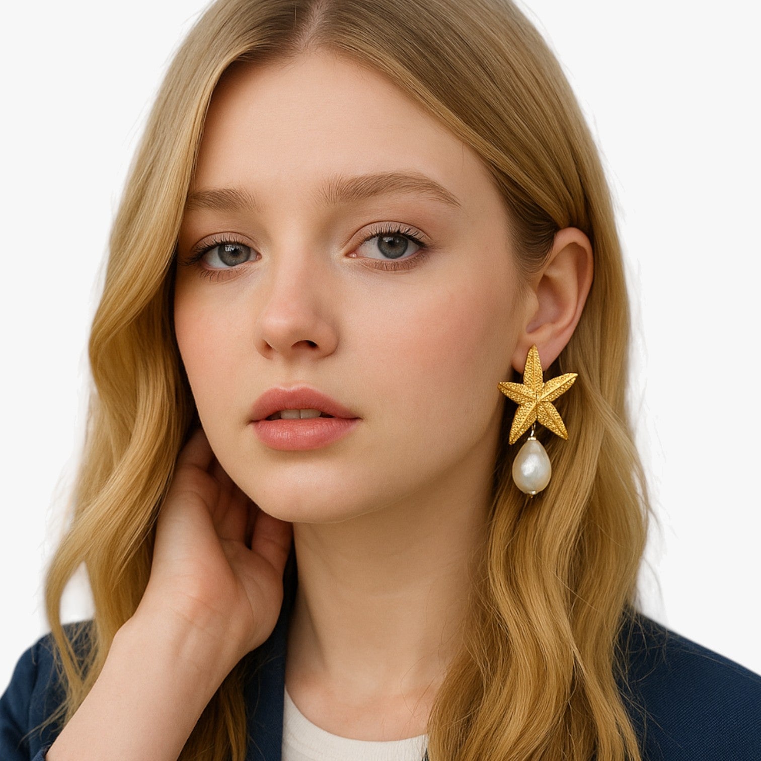 Xyla | Orecchini a forma di stella marina alla moda per un'atmosfera estiva - - EARRINGS Earrings for Women Girls New Fashion Earrings womens earring - Concept Palermo