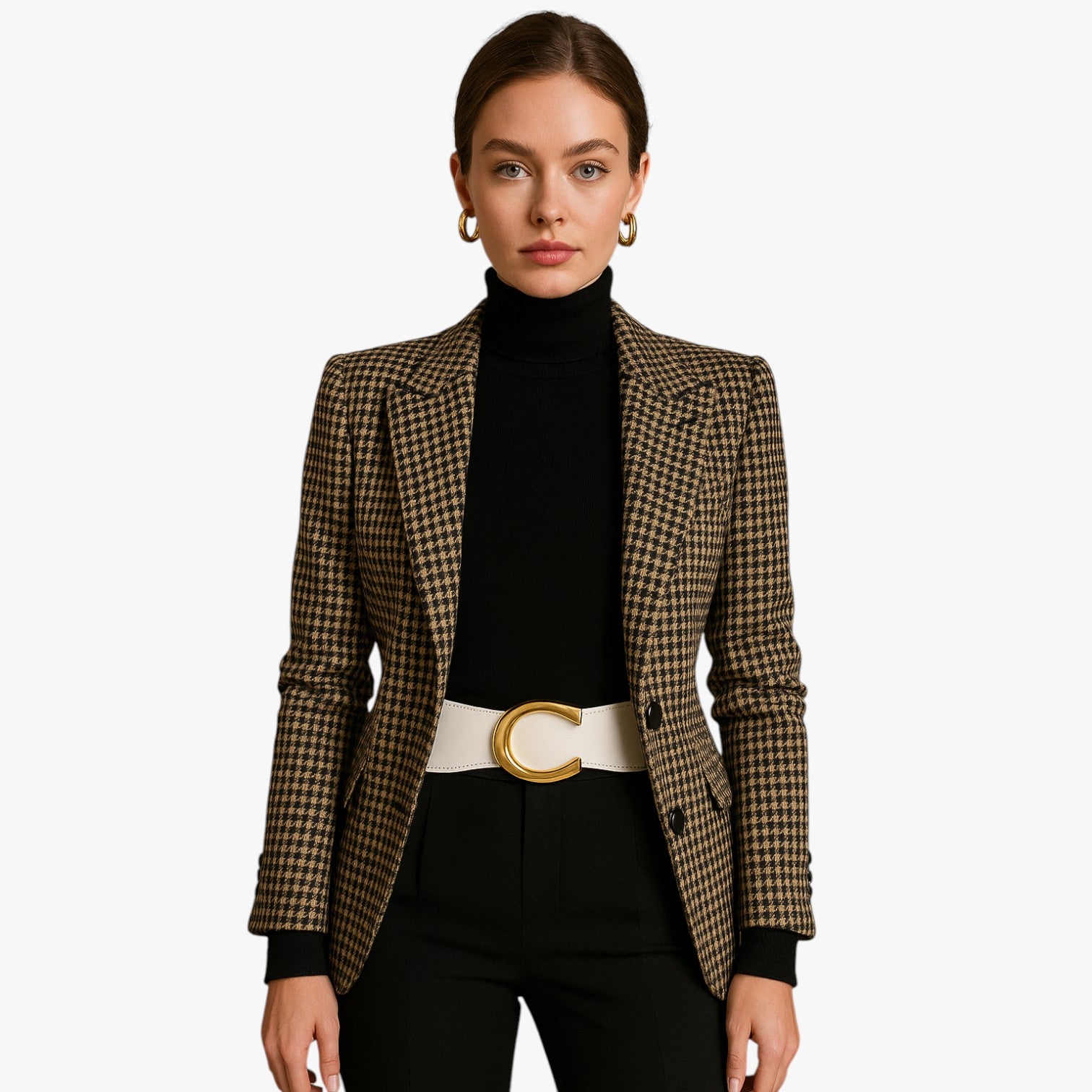 Elise | Cintura elastica larga con fibbia dorata - - Belts waist belt for women Womens belt - Concept Palermo