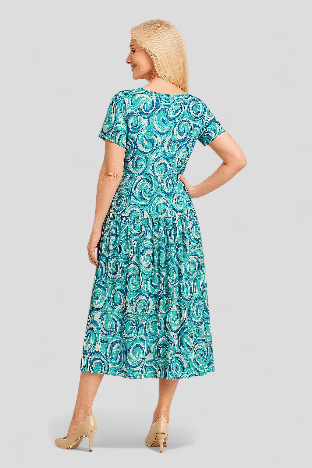 Pippa | Vestito Estivo Floreale Donna Lungo - - abbigliamento estivo abito in chiffon abito leggero moda femminile stile estivo vestito casual elegante vestito con stampa vestito estivo vestito floreale vestito versatile - Concept Palermo