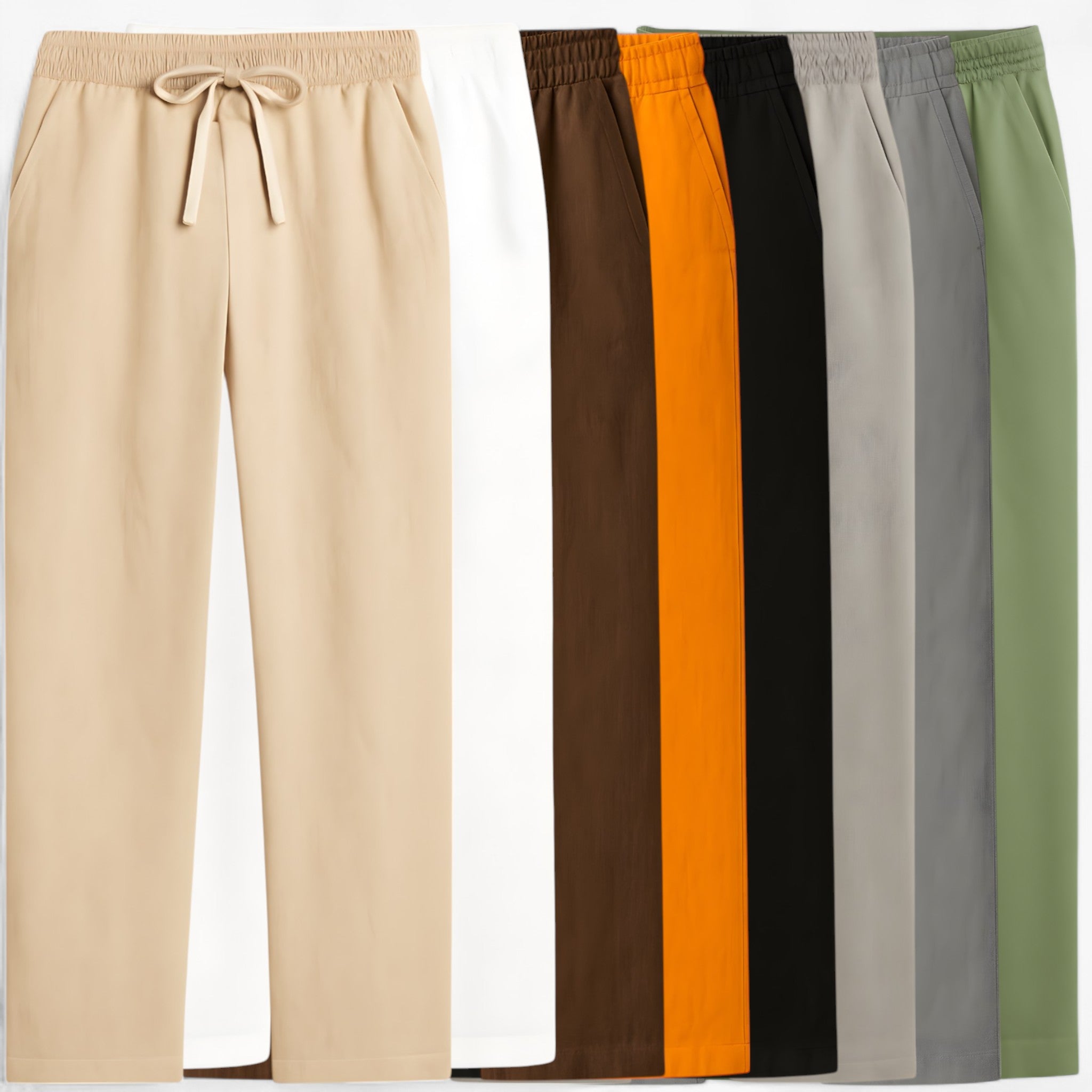 Oscar | Pantaloni in lino morbidi e comodi con coulisse - - mode printemps été pantalon baggy homme pantalon chic et décontracté pantalon confortable pantalon en lin pantalon léger été pantalon respirant style décontracté vêtement décontracté masculin vêtements en lin - Concept Palermo