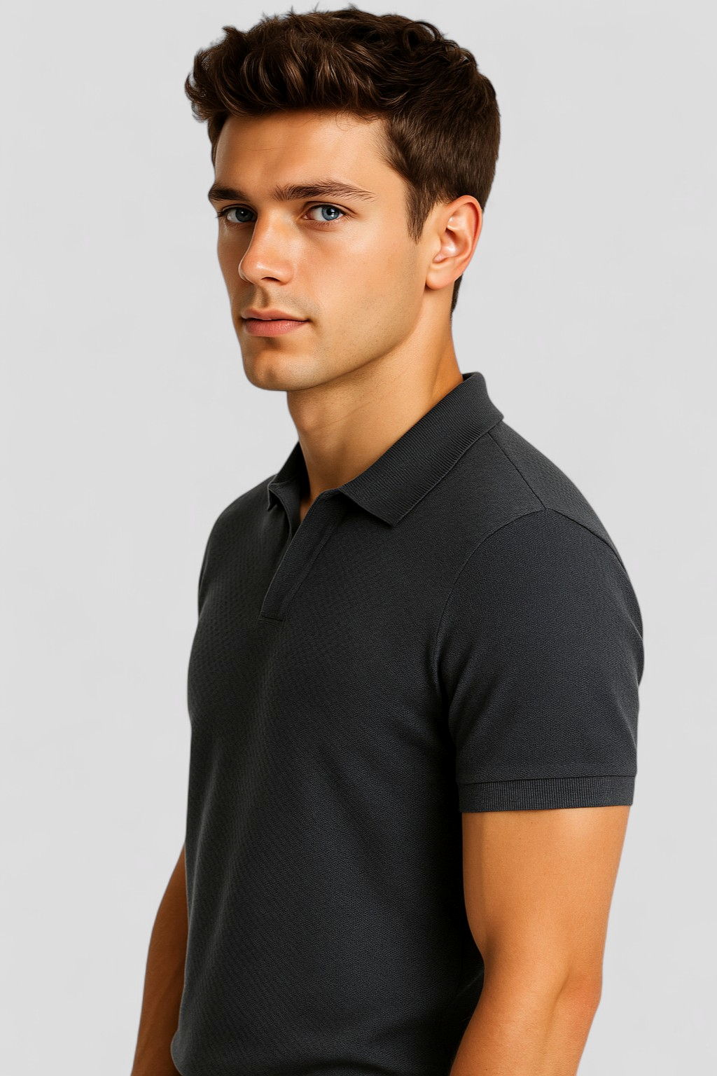 Rico | Polo Uomo Manica Corta Strutturata Elegante - - abbigliamento maschile maglietta polo casual polo estiva polo fit slim polo in cotone polo moderno polo shirt elegante polo shirt strutturato polo shirt uomo t-shirt con colletto - Concept Palermo