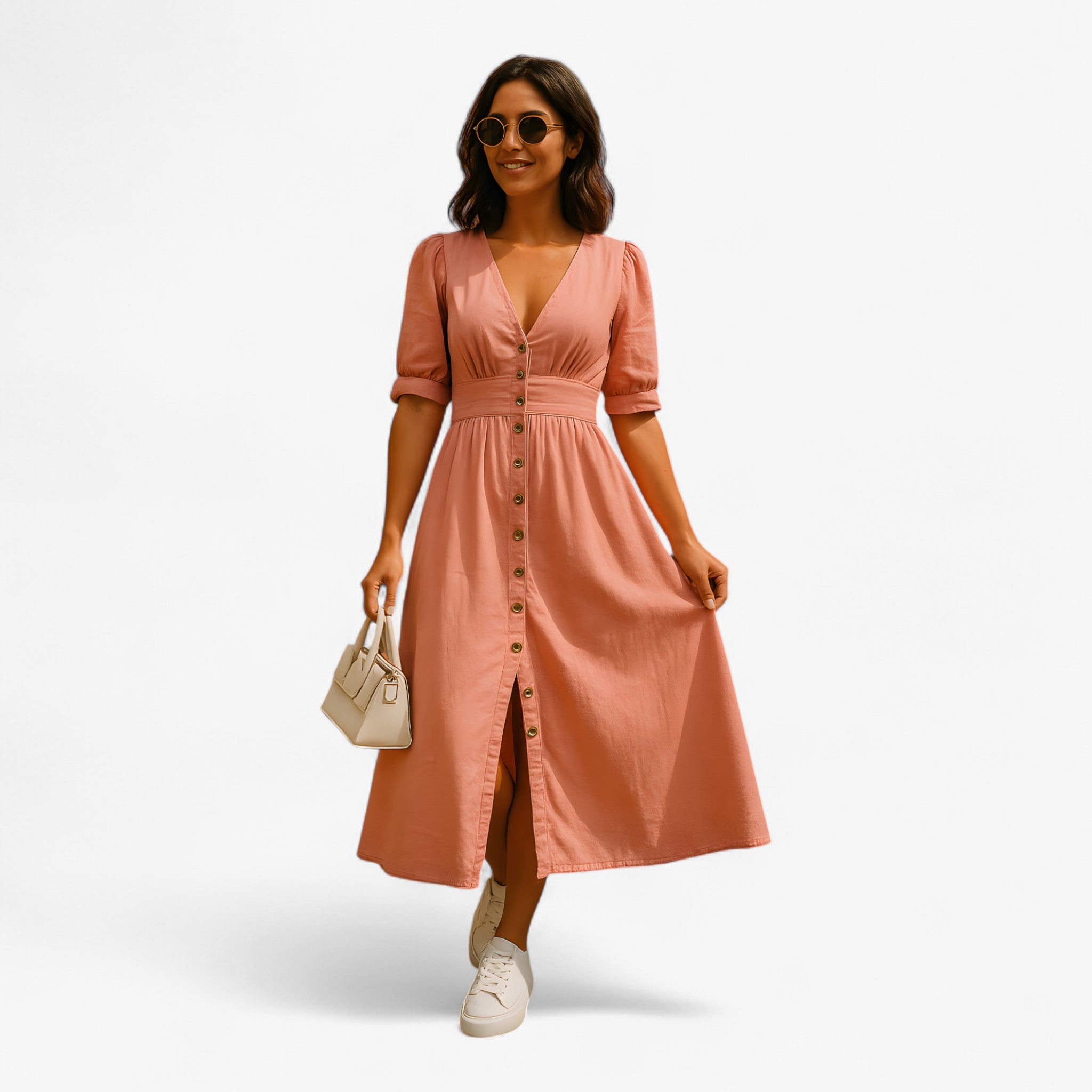 Demmy | Abito Brillante in Denim - Rosa - - Concept Palermo