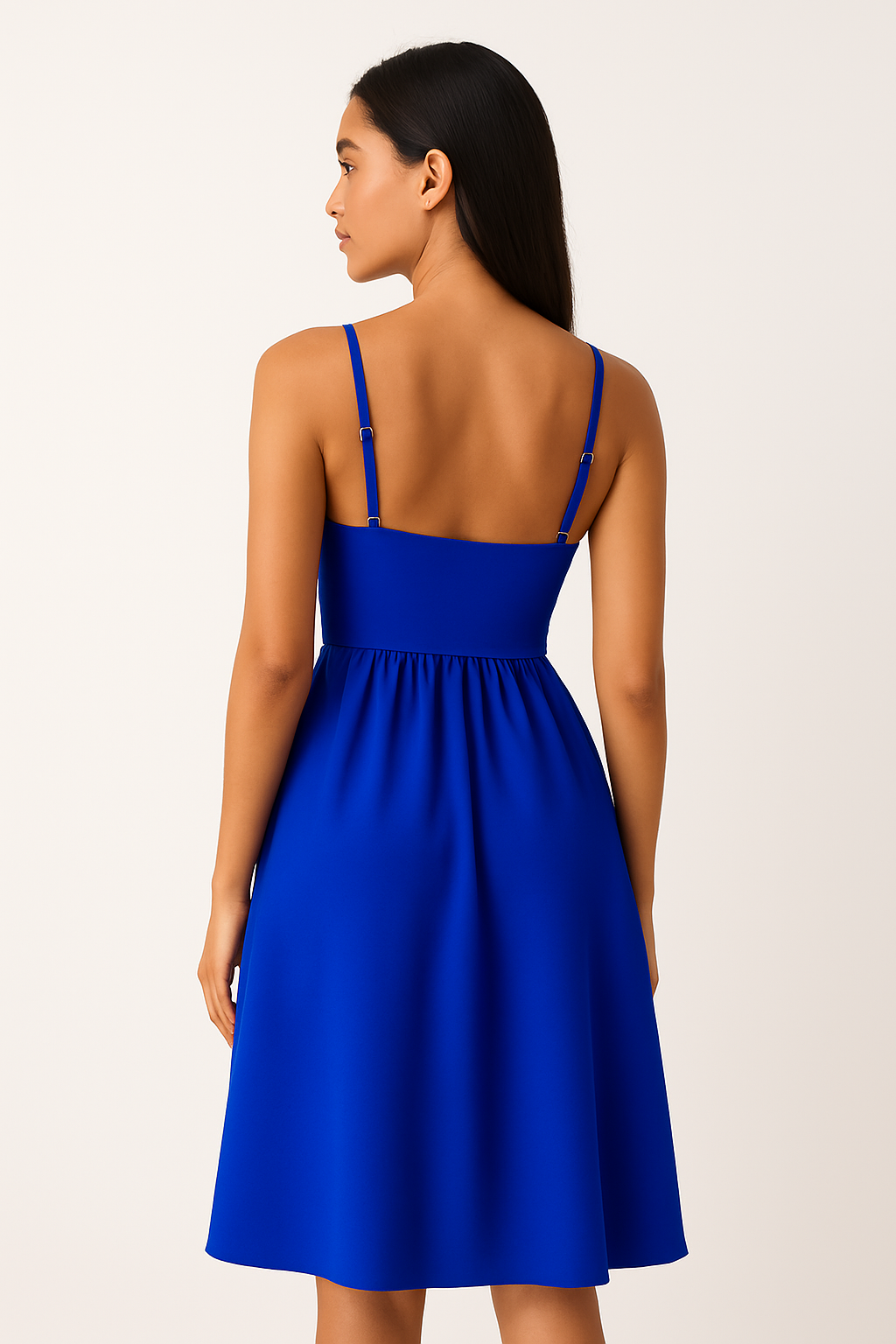 Rhea | Eleganza Abito Midi con Spacco e Spalline Sottili - - DRESS Dresses female dress Maxi dress Maxi Dresses Mini Dresses - Concept Palermo