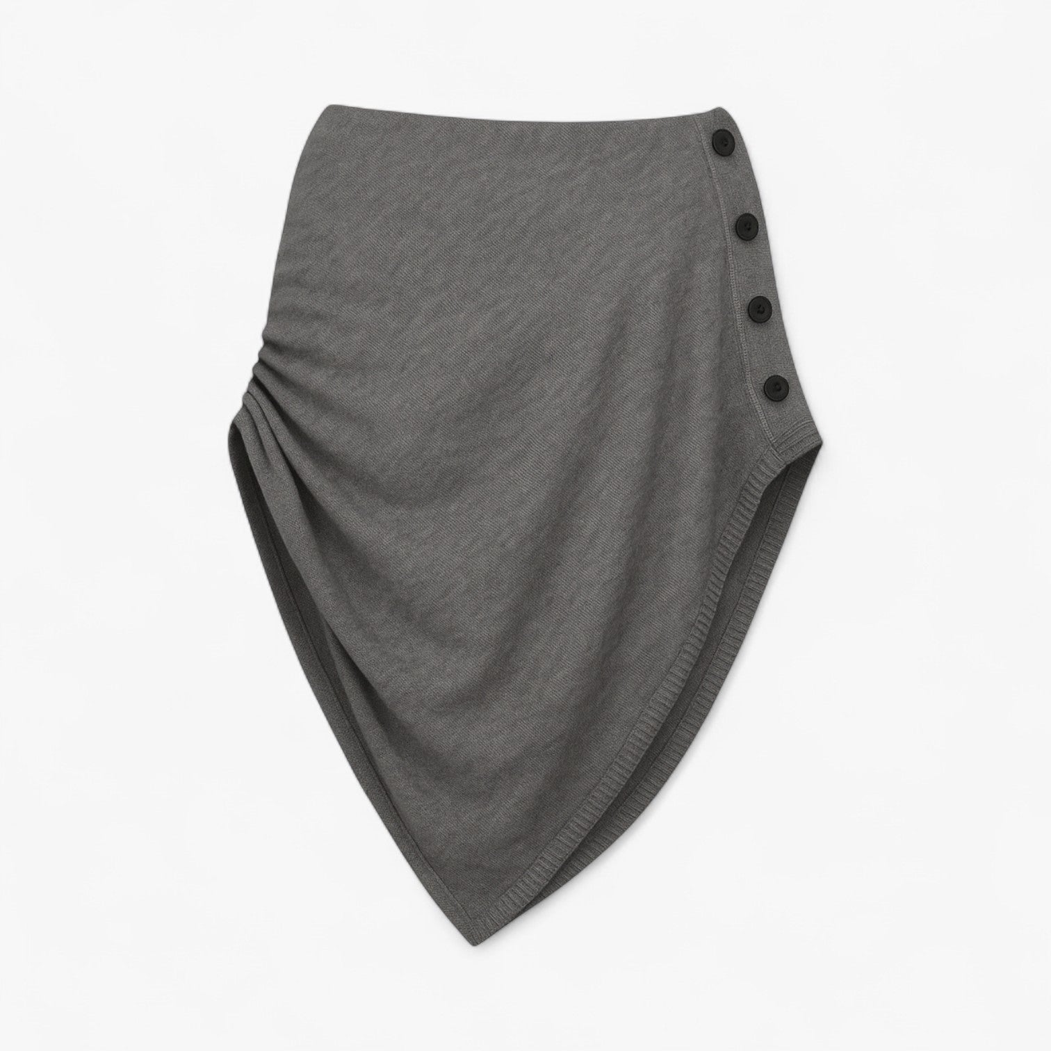 Nics | Mantella solida - Calore avvolgente in ogni cucitura - Grigio - dames dames Gebreide jurken Dames jurken dames kleding Gebreide truien - Concept Palermo