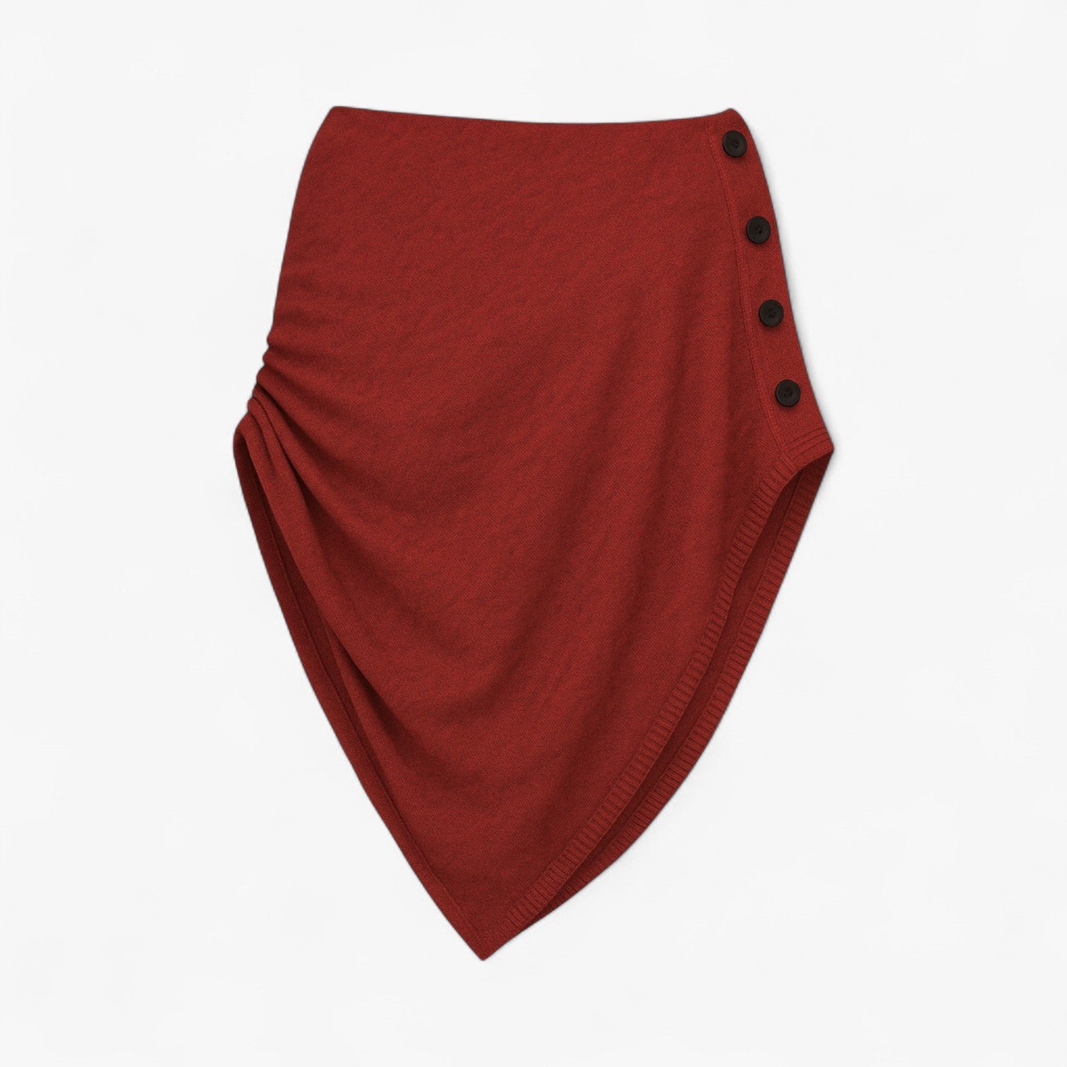 Nics | Mantella solida - Calore avvolgente in ogni cucitura - Rosso Bordeaux - dames dames Gebreide jurken Dames jurken dames kleding Gebreide truien - Concept Palermo
