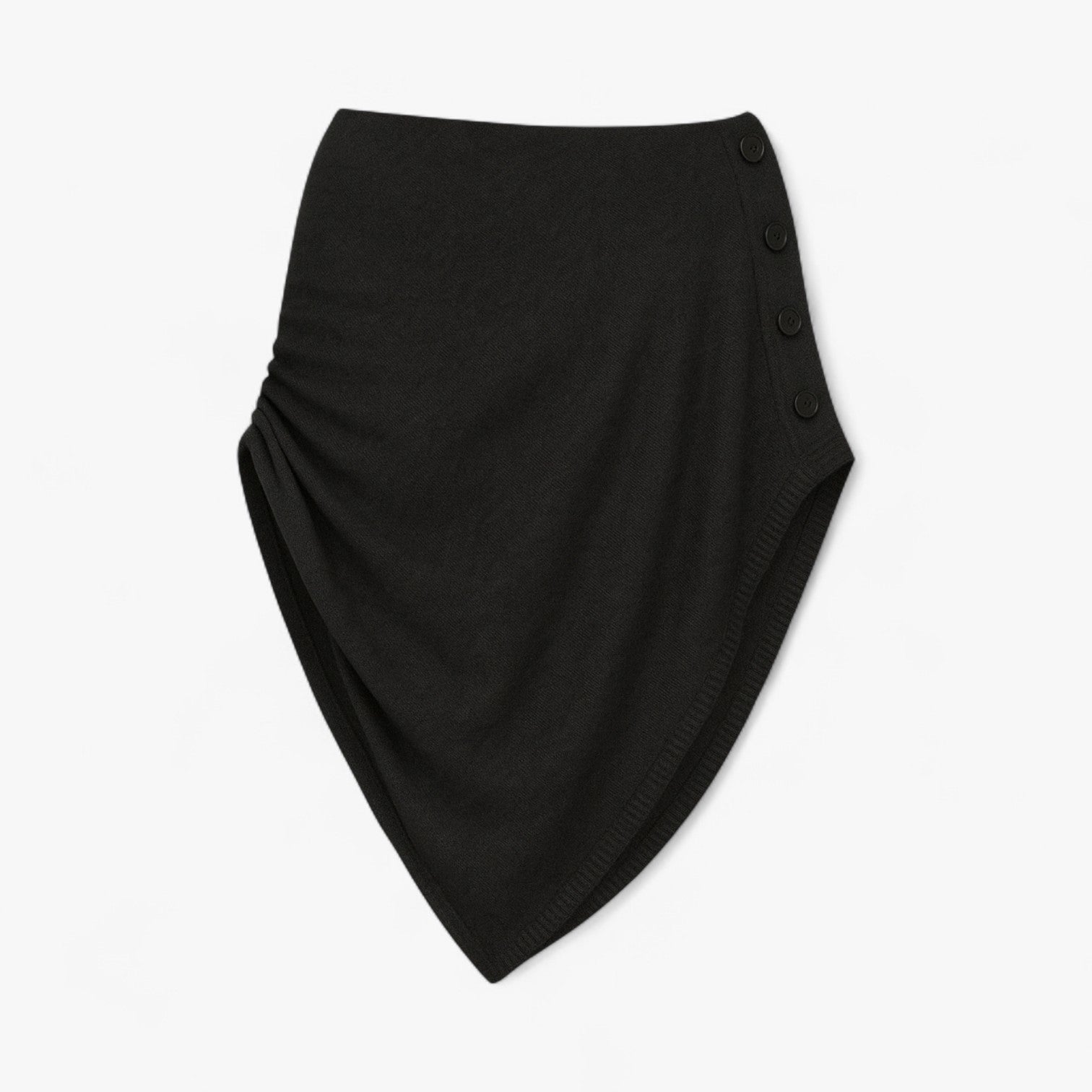 Nics | Mantella solida - Calore avvolgente in ogni cucitura - Nero - dames dames Gebreide jurken Dames jurken dames kleding Gebreide truien - Concept Palermo