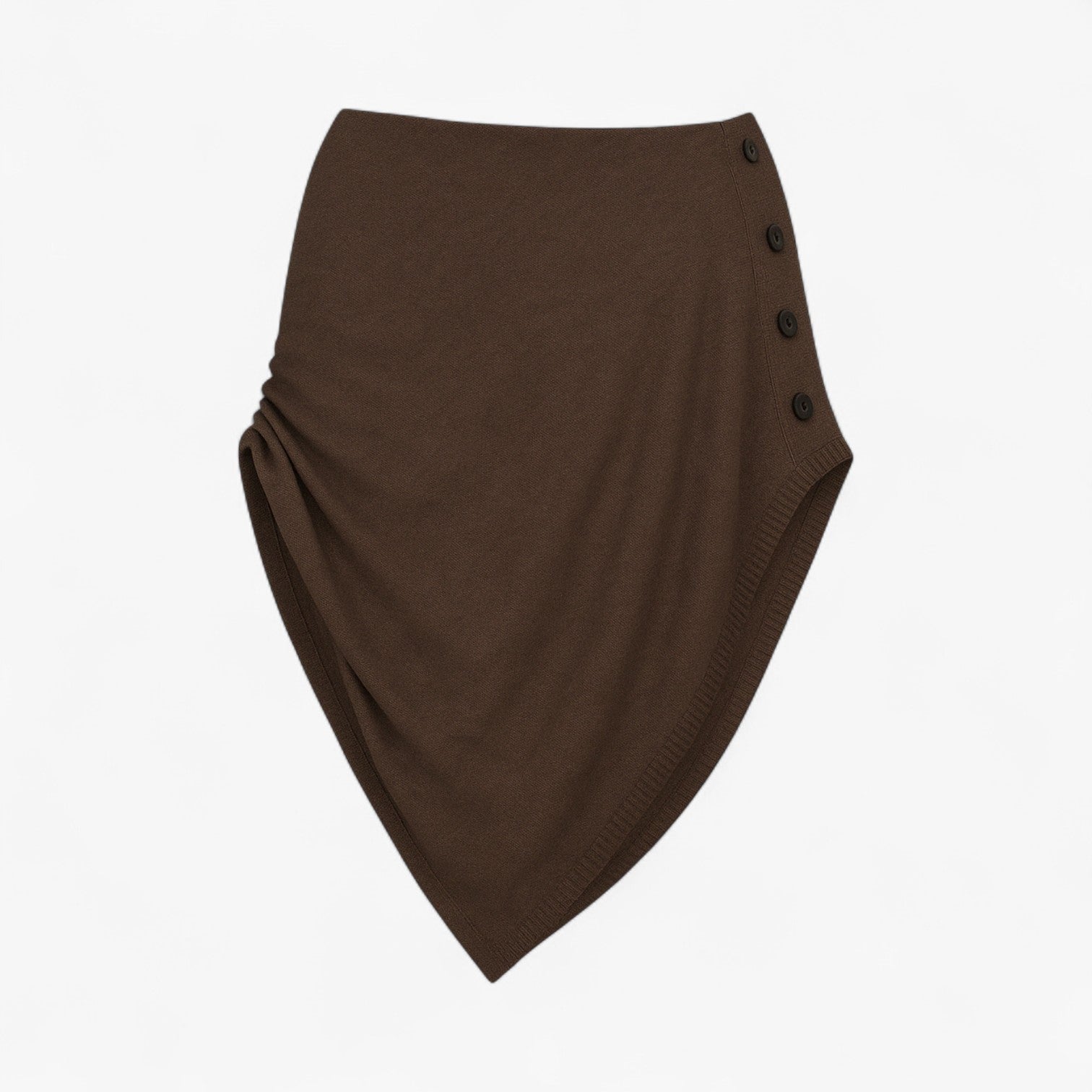Nics | Mantella solida - Calore avvolgente in ogni cucitura - Colore caffè - dames dames Gebreide jurken Dames jurken dames kleding Gebreide truien - Concept Palermo