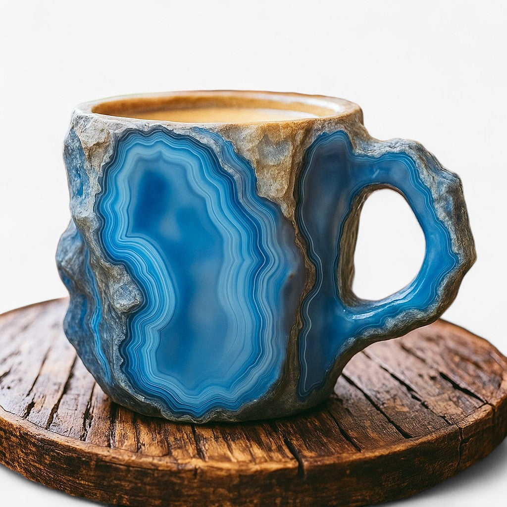 Lina | Tazza Artigianale - Unicità in Ogni Dettaglio - Blu - Bequemer Griff Besondere Momente Dekorative Tasse Elegantes Geschirr Farbige Tasse Funktionale Kunst Glatte Haptik Handgefertigte Tasse Kaffeetasse Komfort Künstlerisches Design Lässig lässig Tasse Modernes Wohnen Praktisches Design Strukturierte Oberfläche Tasse Teetasse Traditionelles Handwerk Vielseitige Nutzung Visuelles Vergnügen Wohnkultur Zeitloser Stil Ästhetische Anziehungskraft - Concept Palermo
